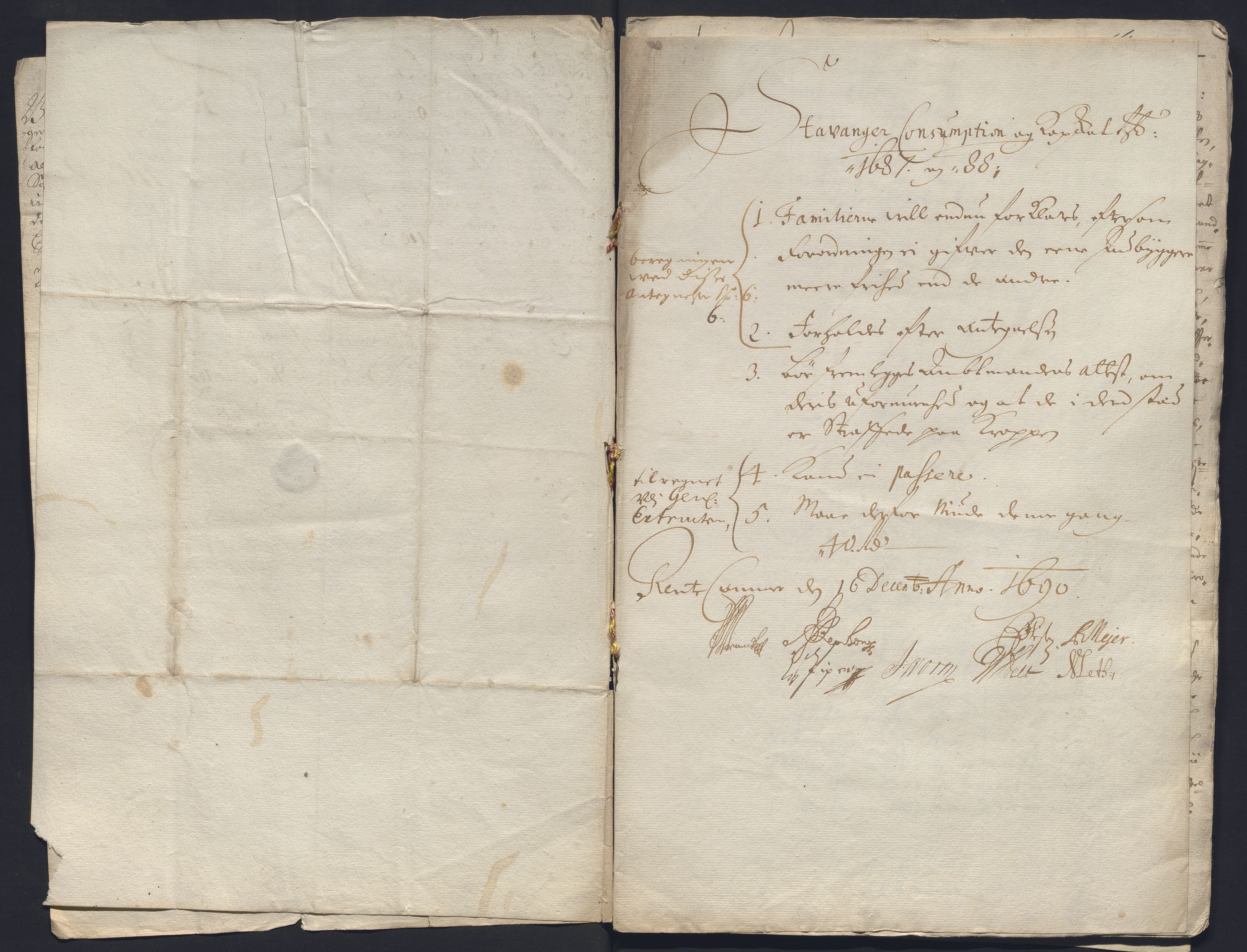 Rentekammeret inntil 1814, Reviderte regnskaper, Byregnskaper, AV/RA-EA-4066/R/Ro/L0302: [O4] Kontribusjonsregnskap, 1687-1711, s. 87