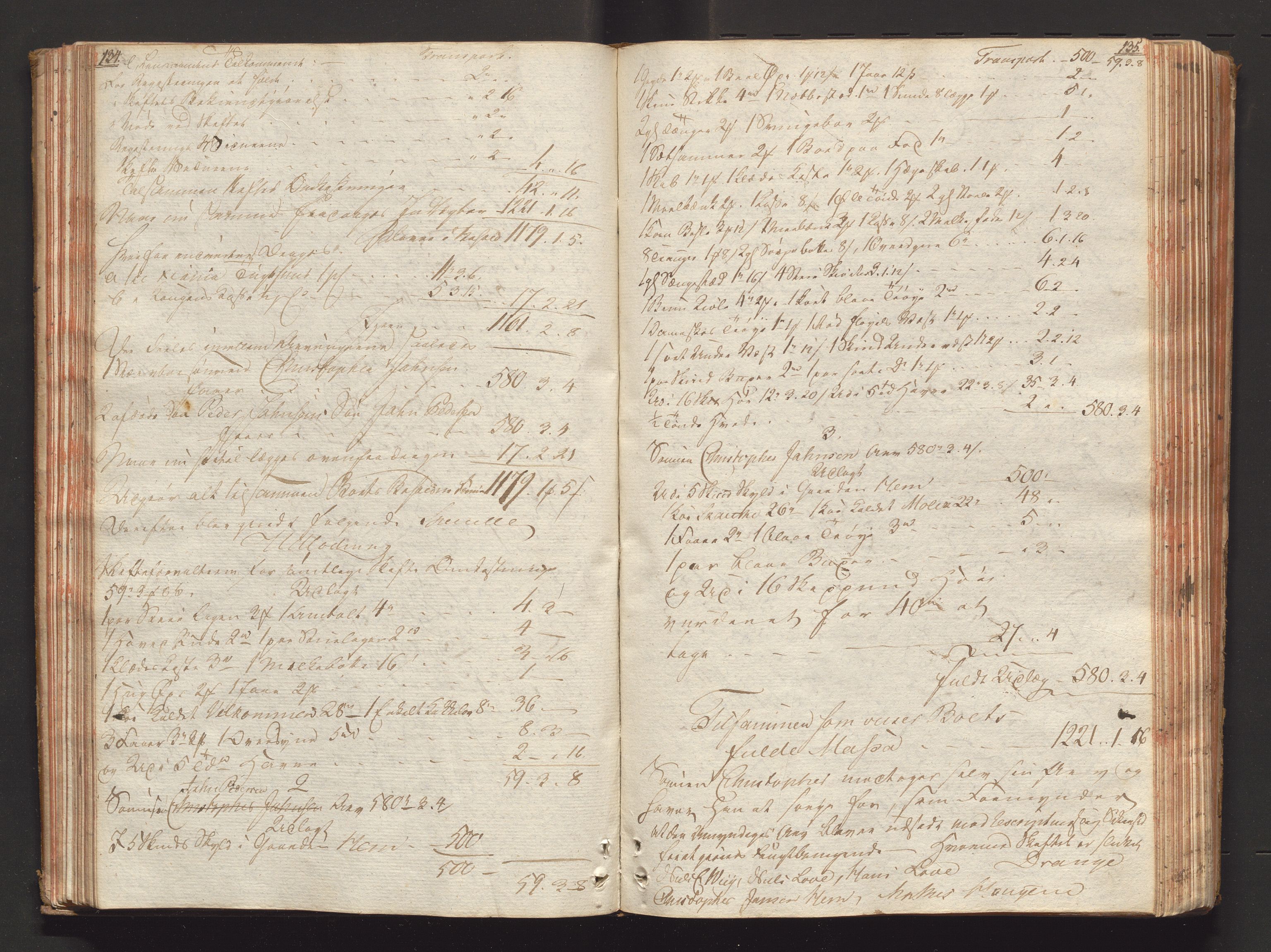 Larvik sorenskriveri, AV/SAKO-A-83/H/Hd/Hda/L0016: Skifteprotokoll, 1811-1812, s. 134-135