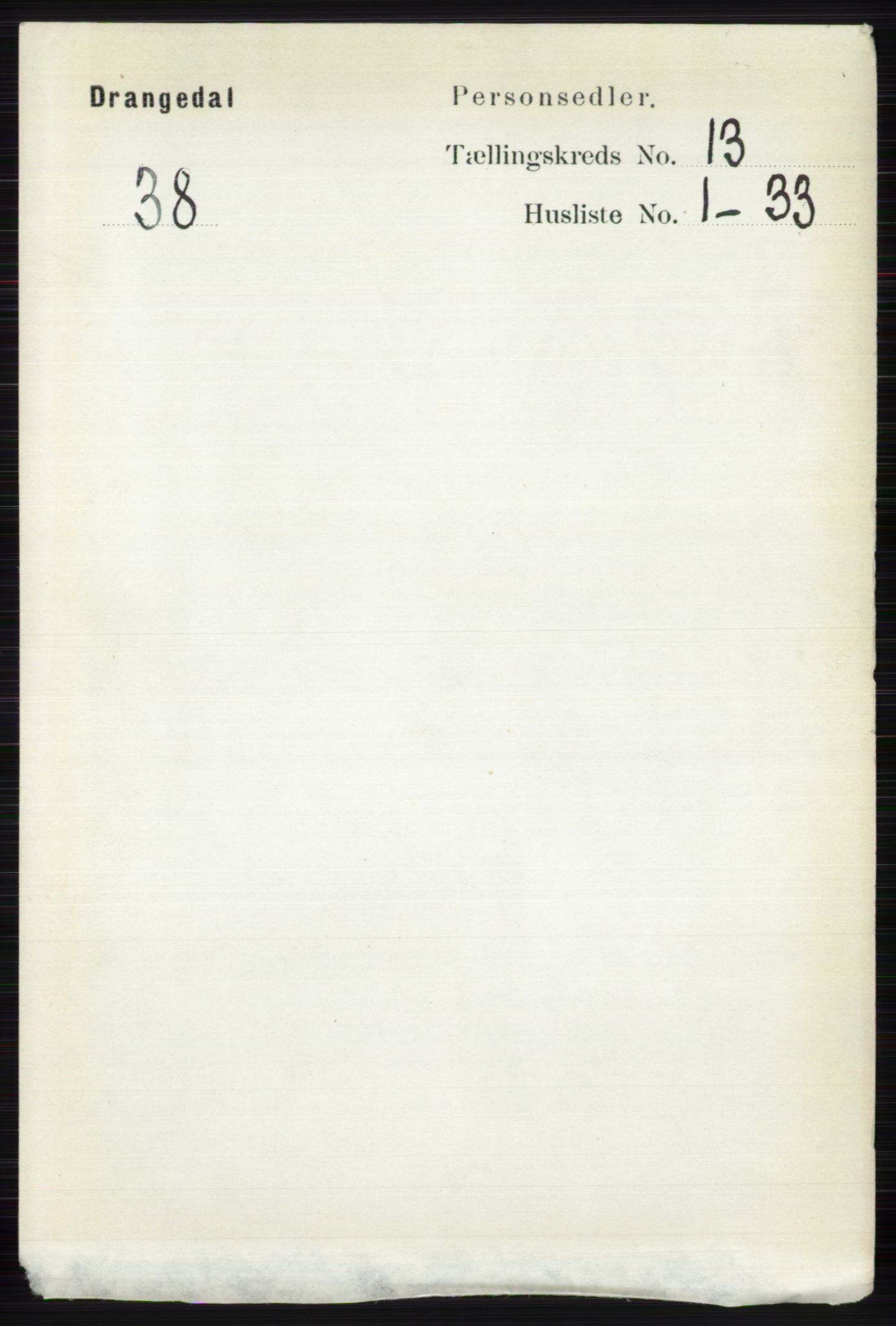 RA, Folketelling 1891 for 0817 Drangedal herred, 1891, s. 4707