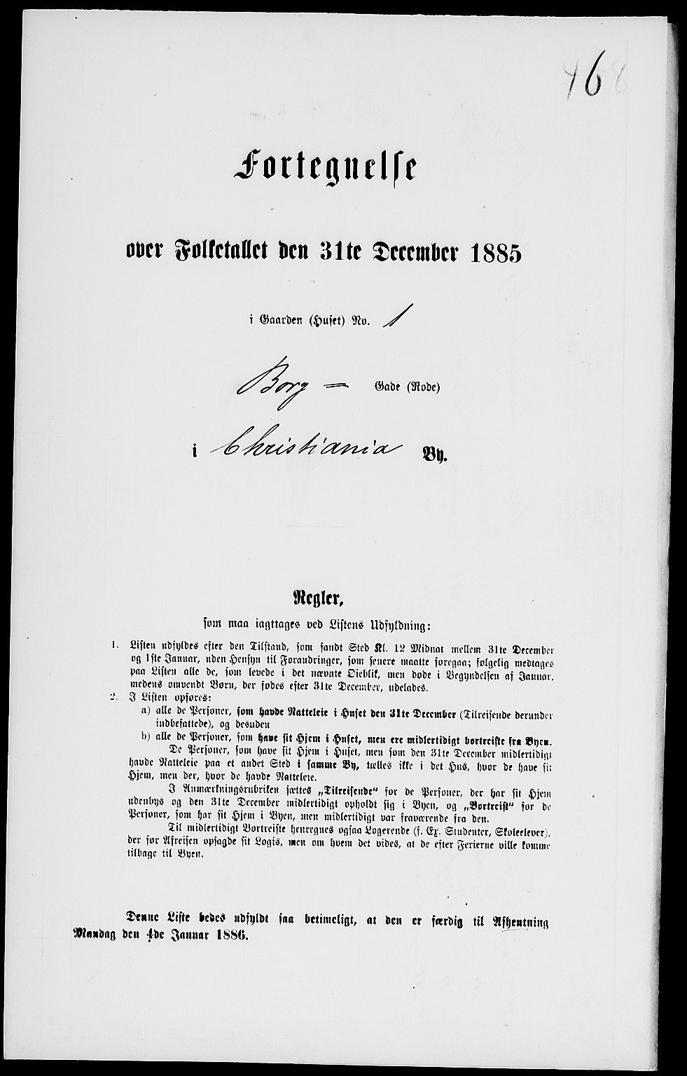RA, Folketelling 1885 for 0301 Kristiania kjøpstad, 1885, s. 8934