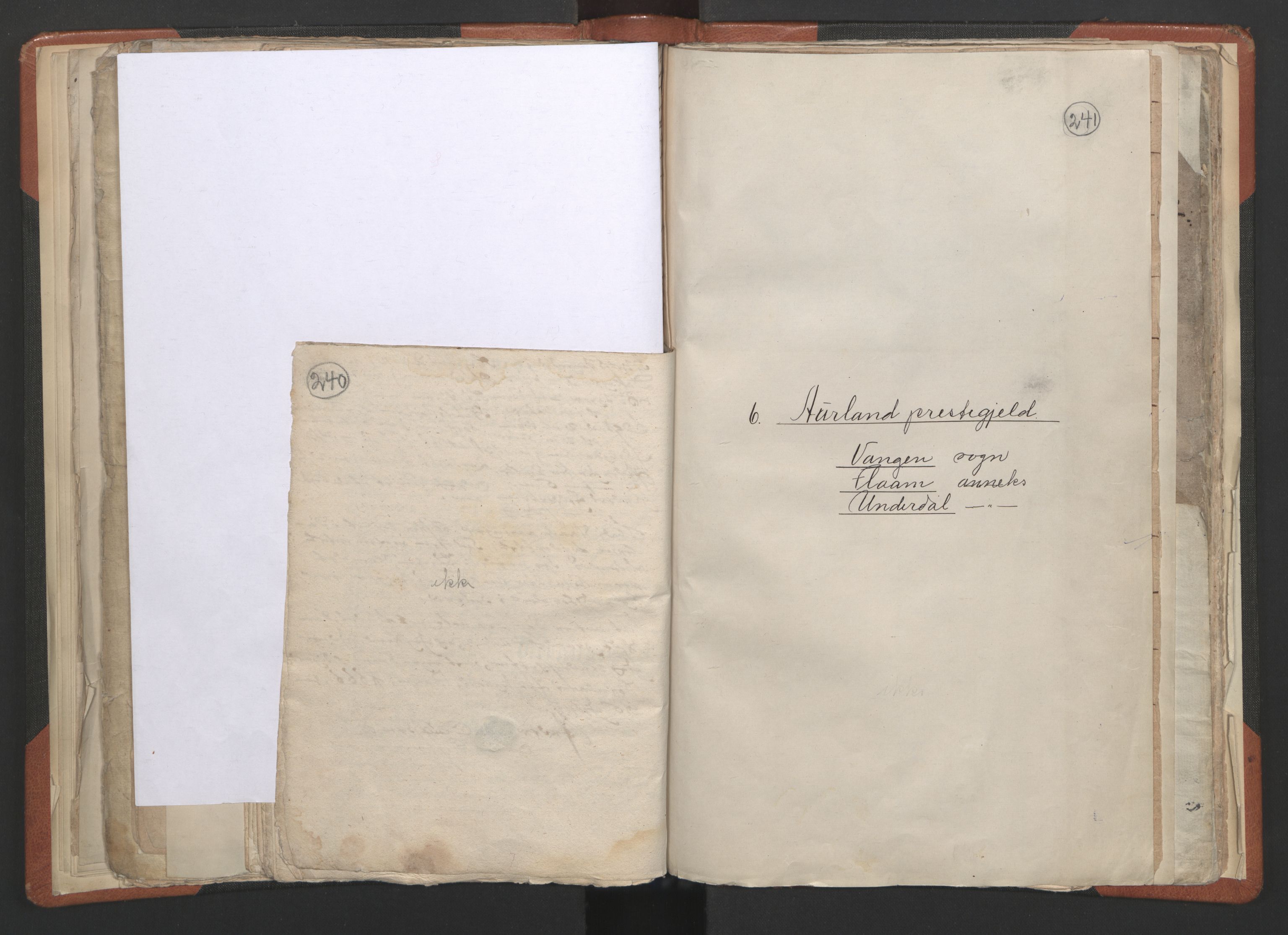 RA, Sogneprestenes manntall 1664-1666, nr. 23: Sogn prosti, 1664-1666, s. 240-241