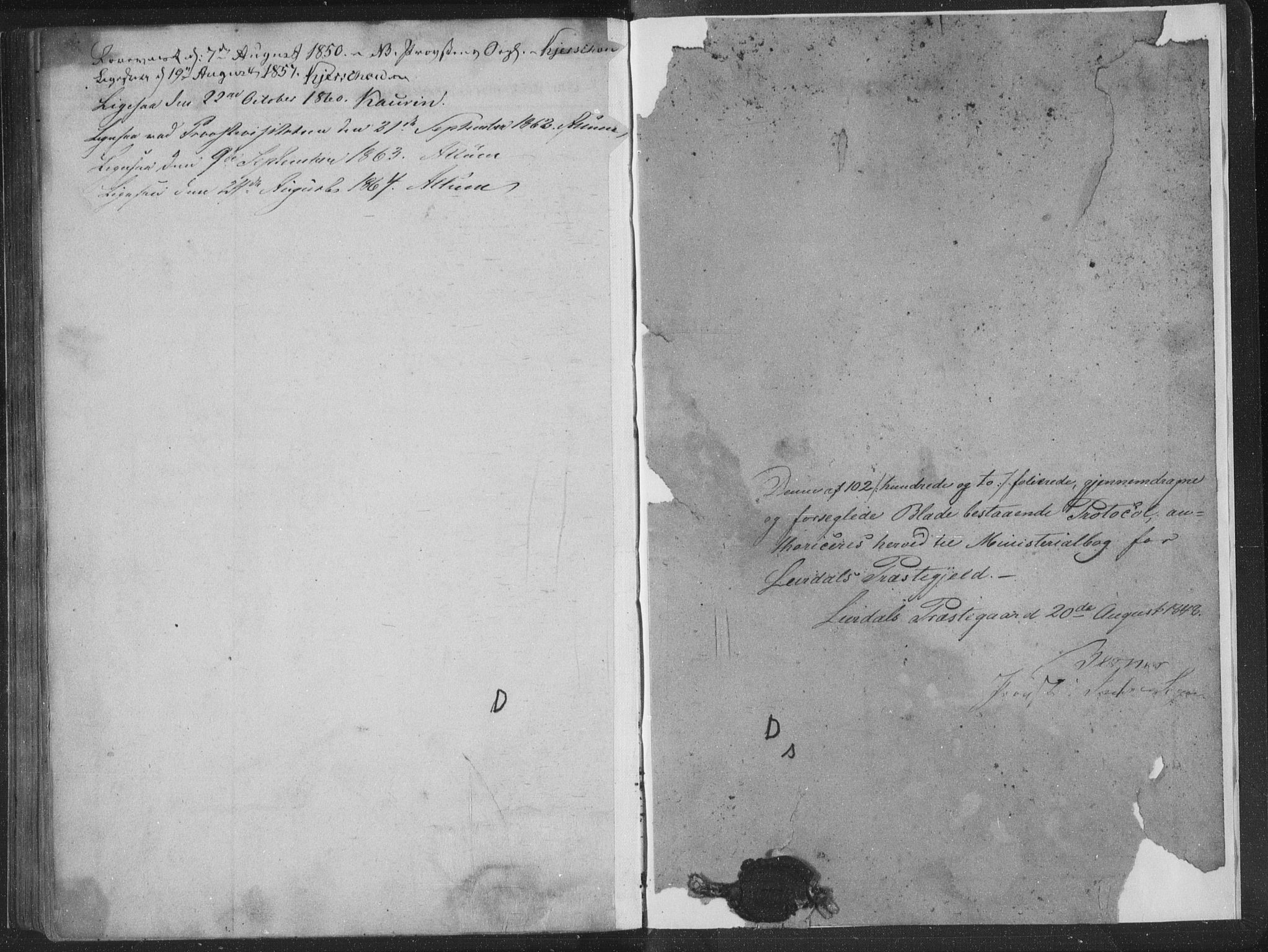 Lærdal sokneprestembete, SAB/A-81201: Ministerialbok nr. A 13, 1847-1864