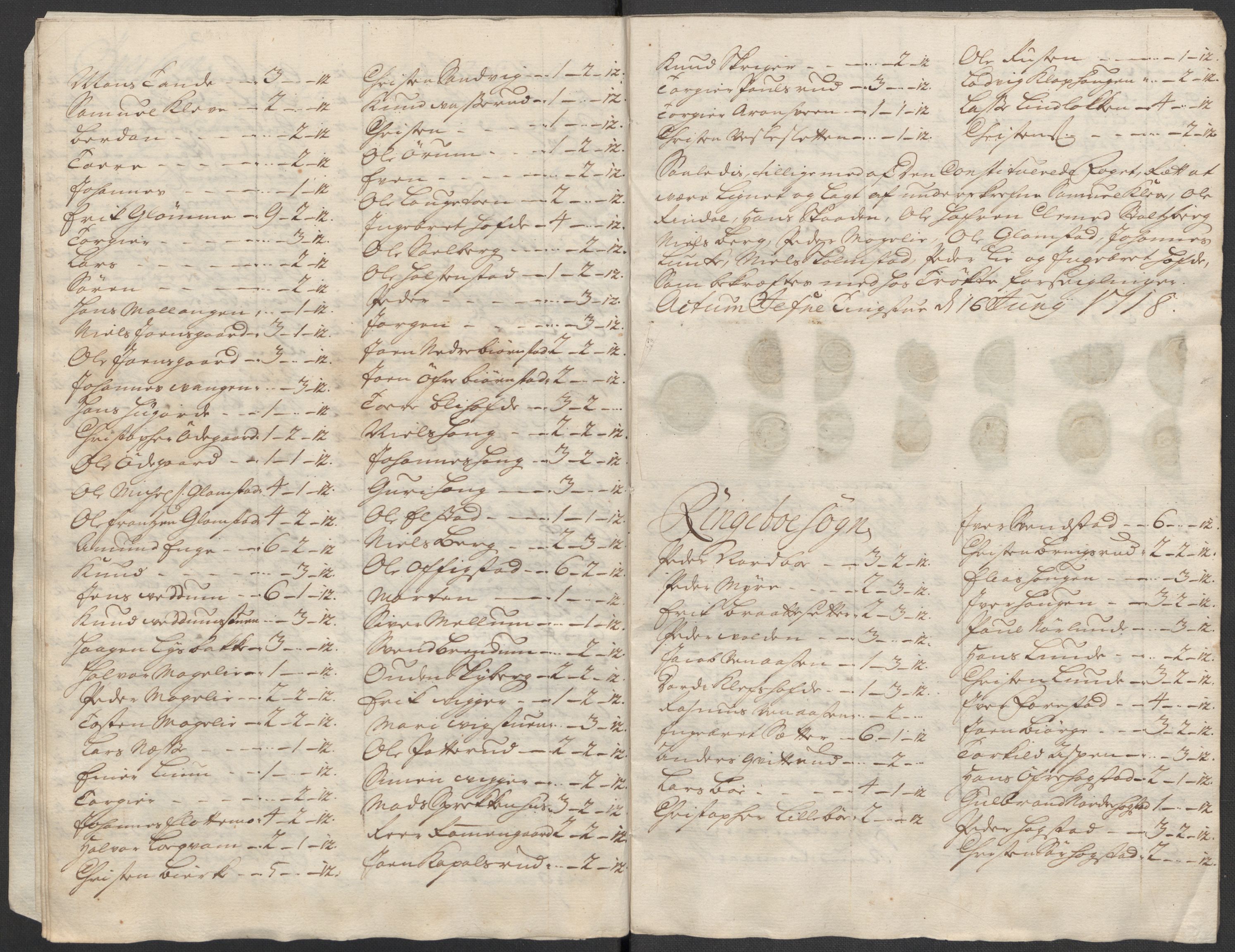 Rentekammeret inntil 1814, Reviderte regnskaper, Fogderegnskap, AV/RA-EA-4092/R17/L1188: Fogderegnskap Gudbrandsdal, 1718, s. 52