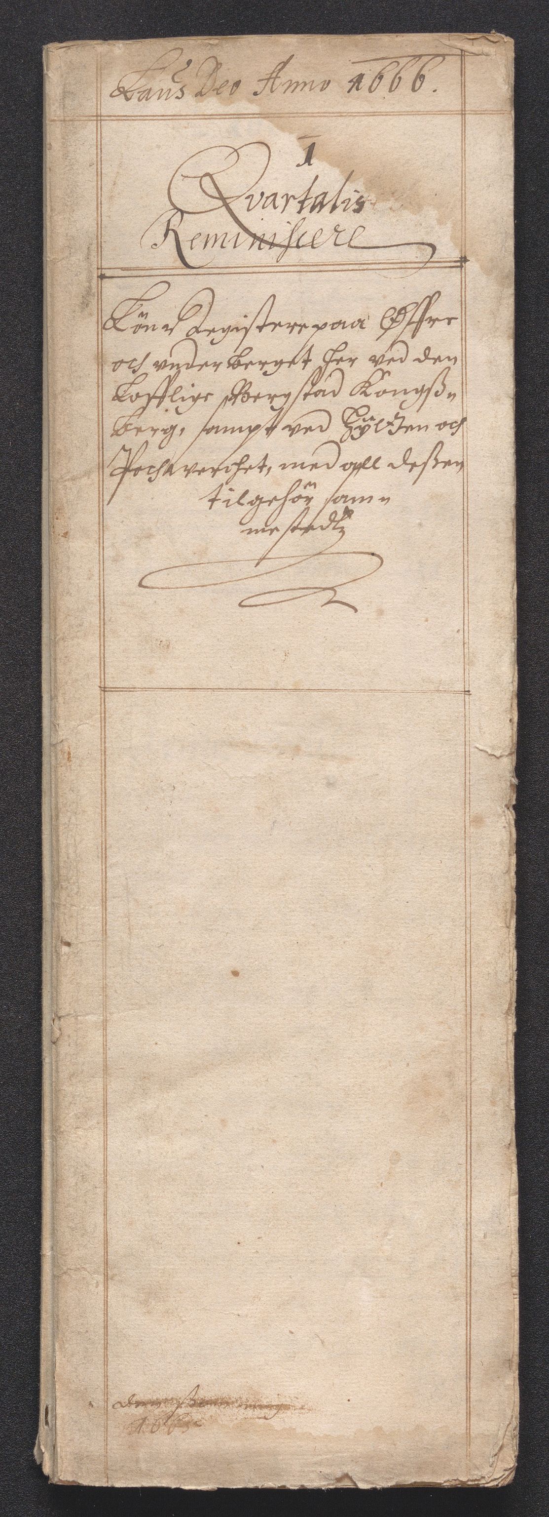 Kongsberg Sølvverk 1623-1816, AV/SAKO-EA-3135/001/D/Dc/Dcd/L0039: Utgiftsregnskap for gruver m.m., 1666, s. 3