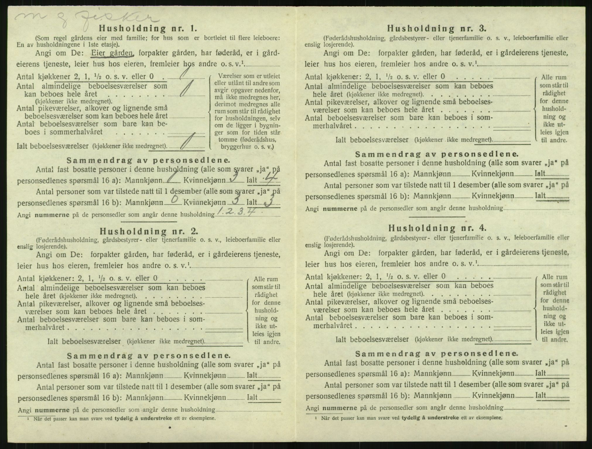 SAT, Folketelling 1920 for 1554 Bremsnes herred, 1920, s. 1330