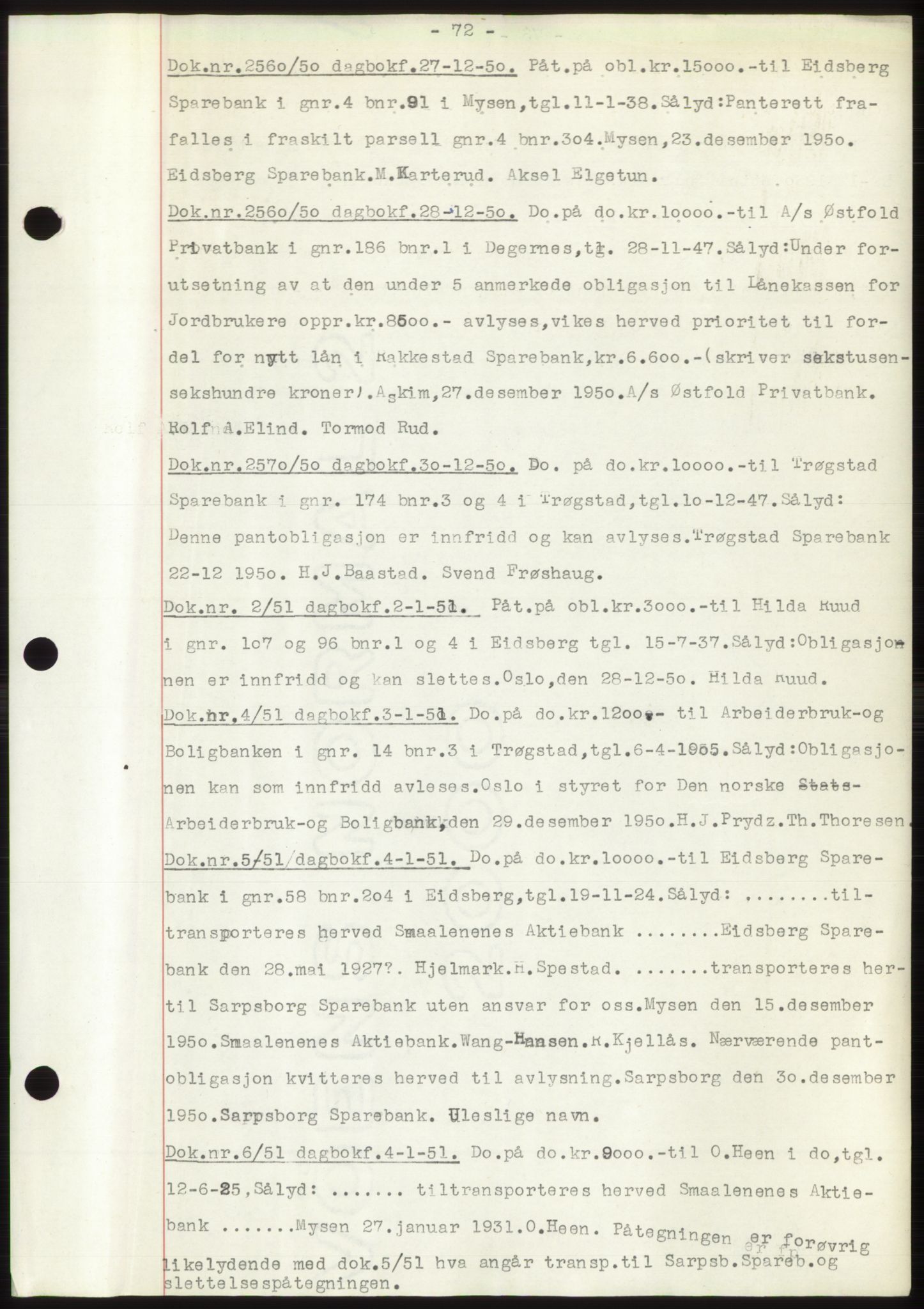 Rakkestad sorenskriveri, SAO/A-10686/G/Gb/Gba/Gbac/L0012: Pantebok nr. B1-4 og B16-20, 1949-1950, Dagboknr: 2560/1950