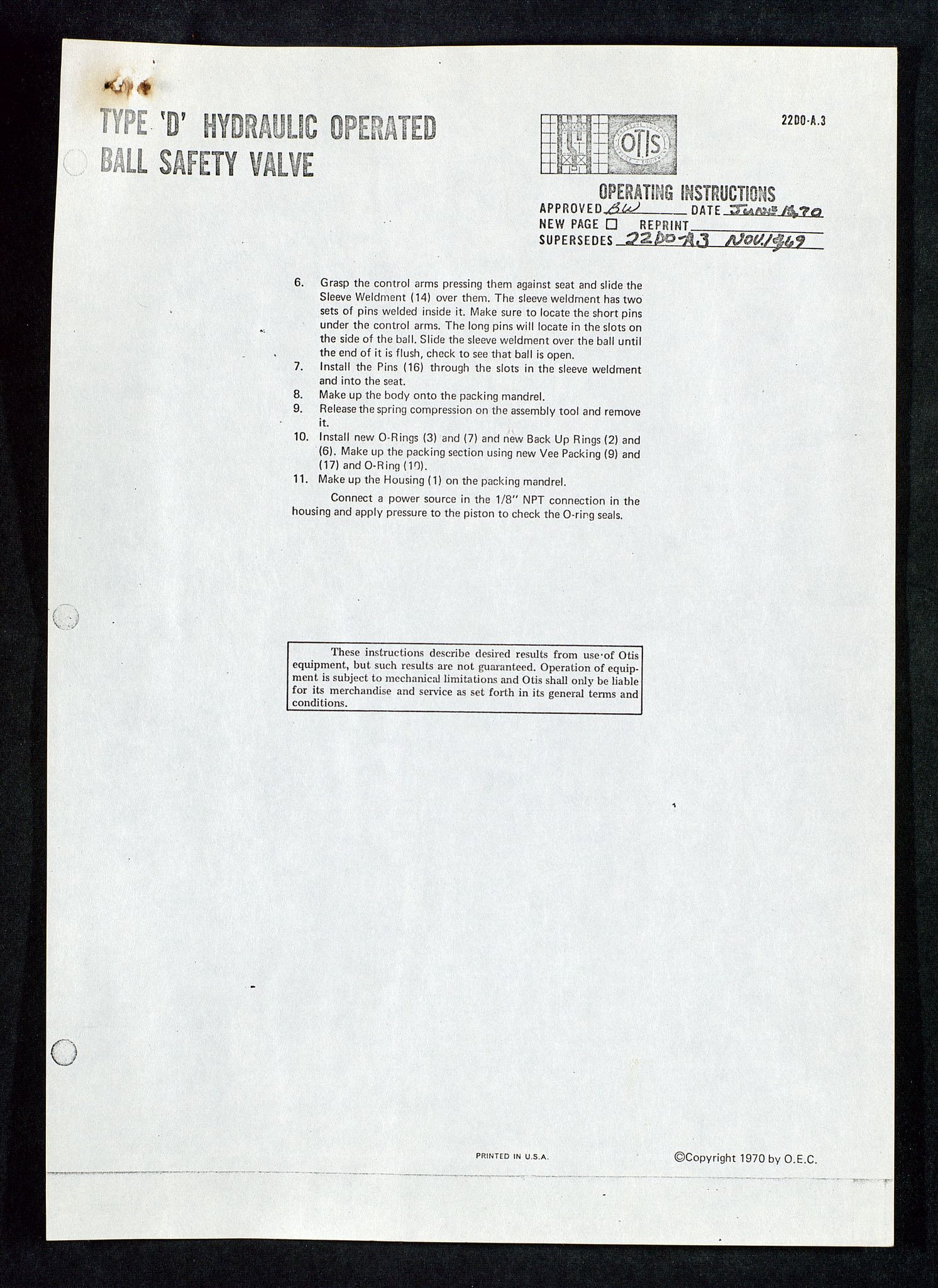 Industridepartementet, Oljekontoret, AV/SAST-A-101348/Da/L0011: Arkivnøkkel 753 - 792 Produksjonsopplegg, boreutstyr, rapporter , målinger, 1966-1972, s. 8