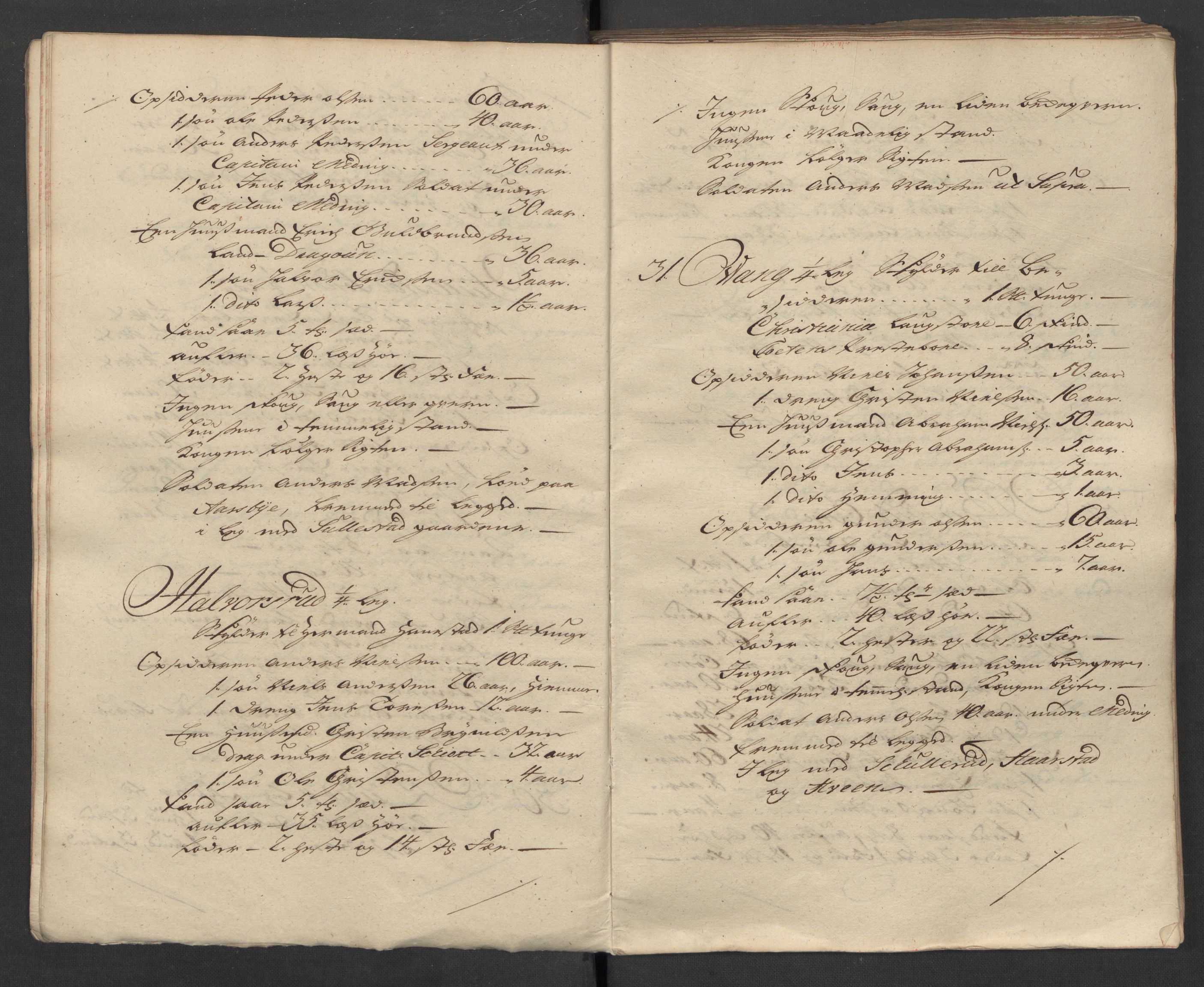 1. Sønnafjelske (Akershusiske) dragonregiment, AV/RA-EA-1760/F/L0032: Legdsruller for Totenske, Hedemarkske, Larvikske og Jarlsbergske kompanier, 1717, s. 18