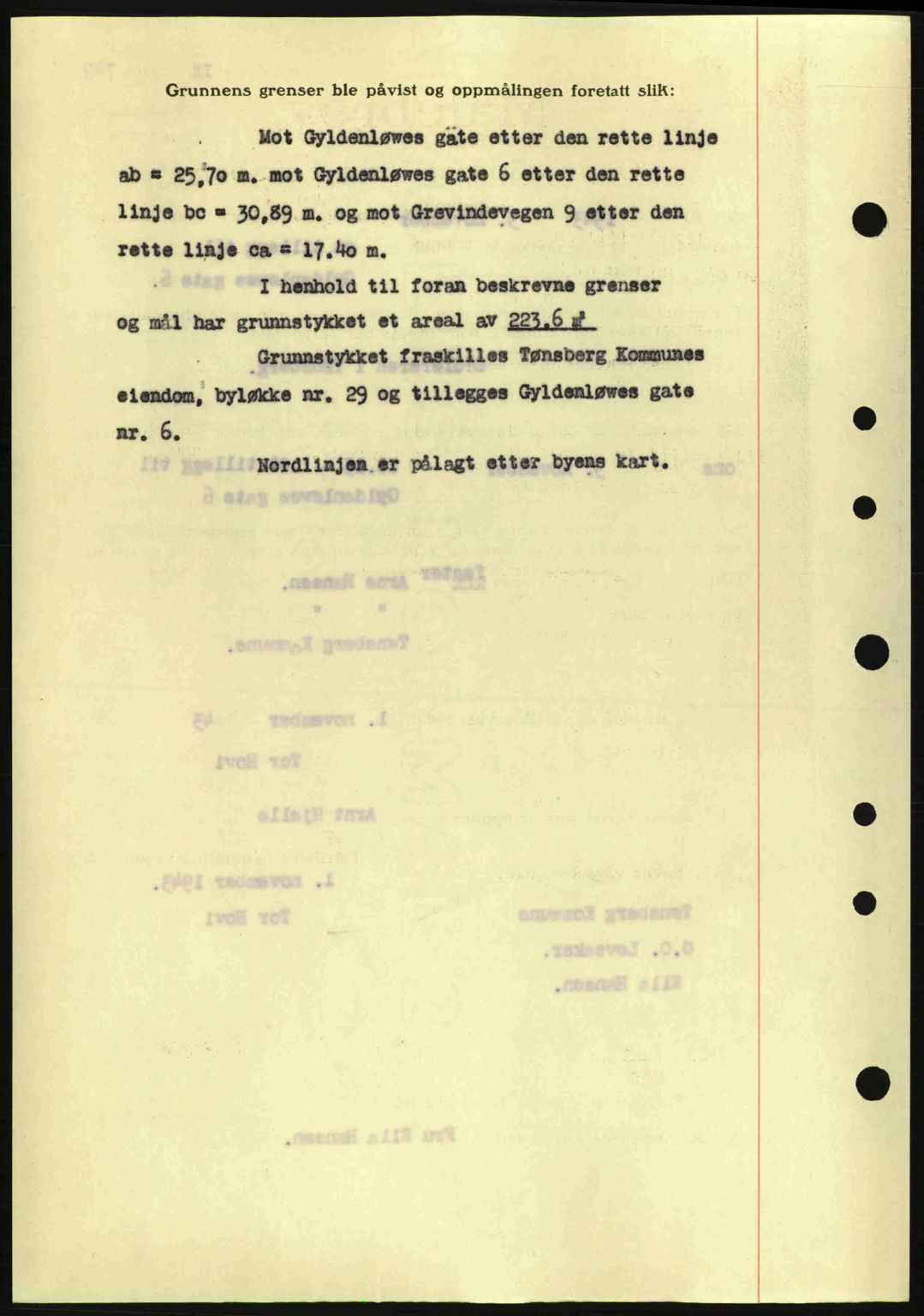Tønsberg sorenskriveri, AV/SAKO-A-130/G/Ga/Gaa/L0014: Pantebok nr. A14, 1943-1944, Dagboknr: 2767/1943