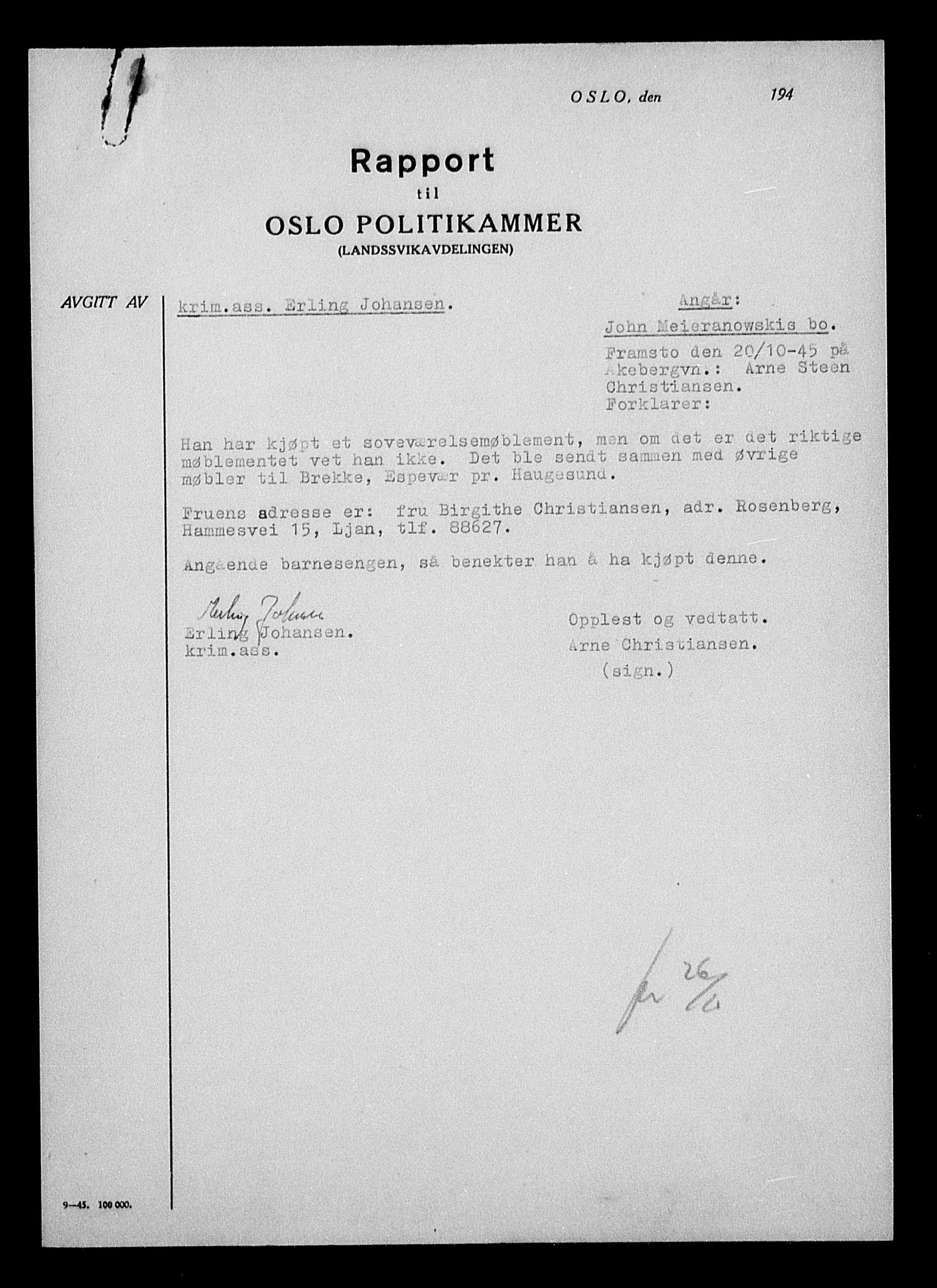 Justisdepartementet, Tilbakeføringskontoret for inndratte formuer, AV/RA-S-1564/H/Hc/Hcc/L0963: --, 1945-1947, s. 31