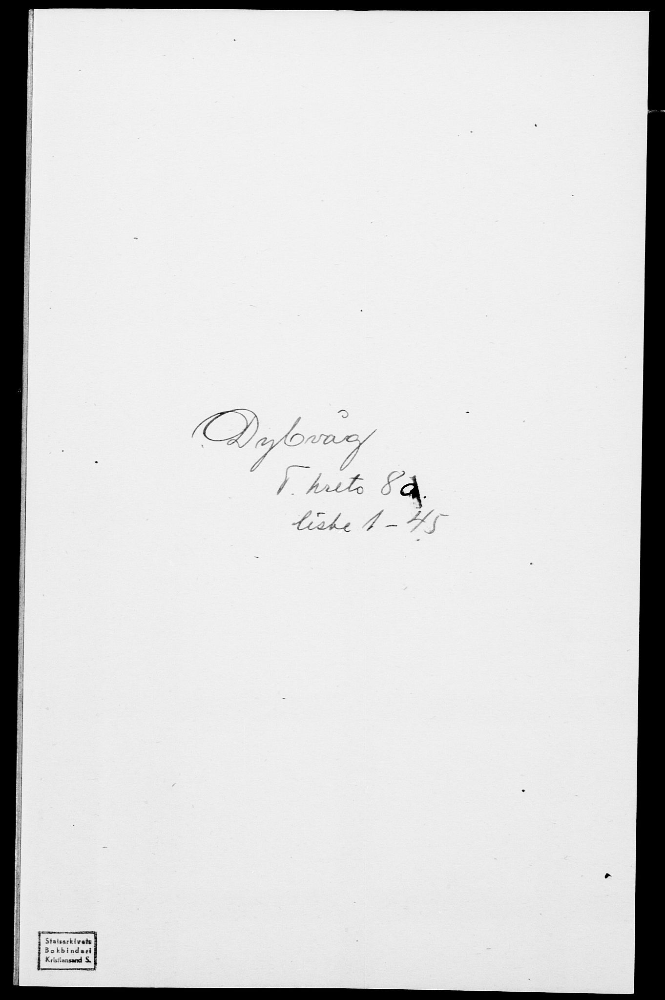 SAK, Folketelling 1875 for 0915P Dypvåg prestegjeld, 1875, s. 920
