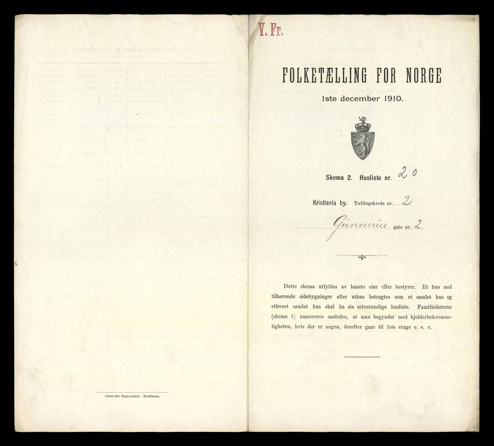 RA, Folketelling 1910 for 0301 Kristiania kjøpstad, 1910, s. 31547