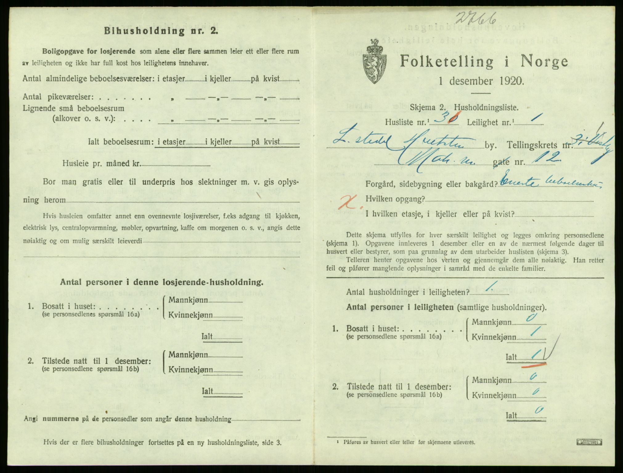 SAO, Folketelling 1920 for 0202 Hvitsten ladested, 1920, s. 144