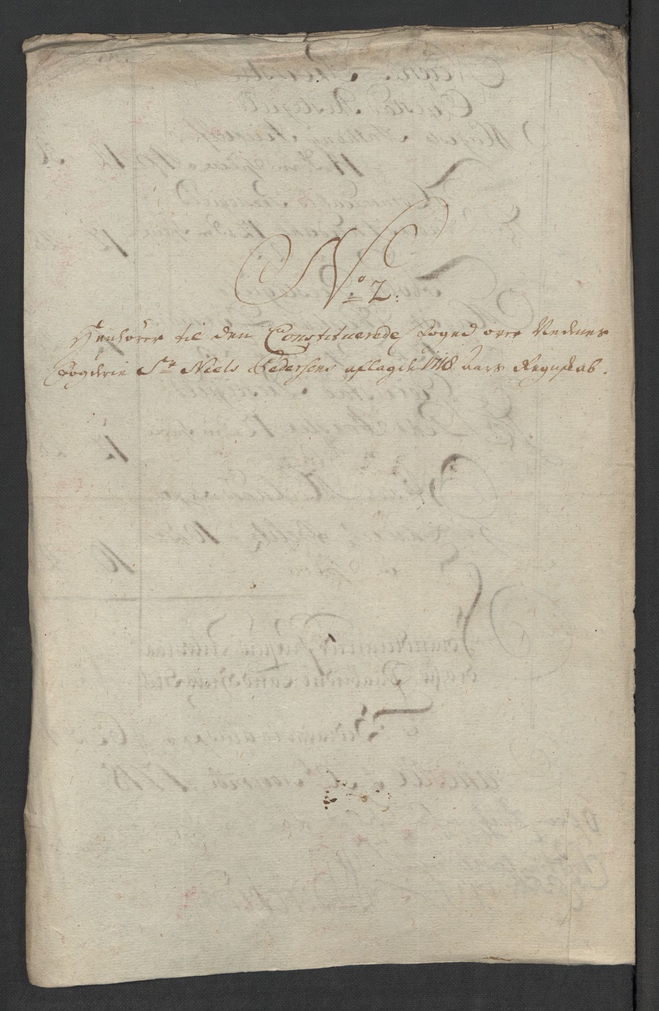 Rentekammeret inntil 1814, Reviderte regnskaper, Fogderegnskap, AV/RA-EA-4092/R39/L2327: Fogderegnskap Nedenes, 1718, s. 134