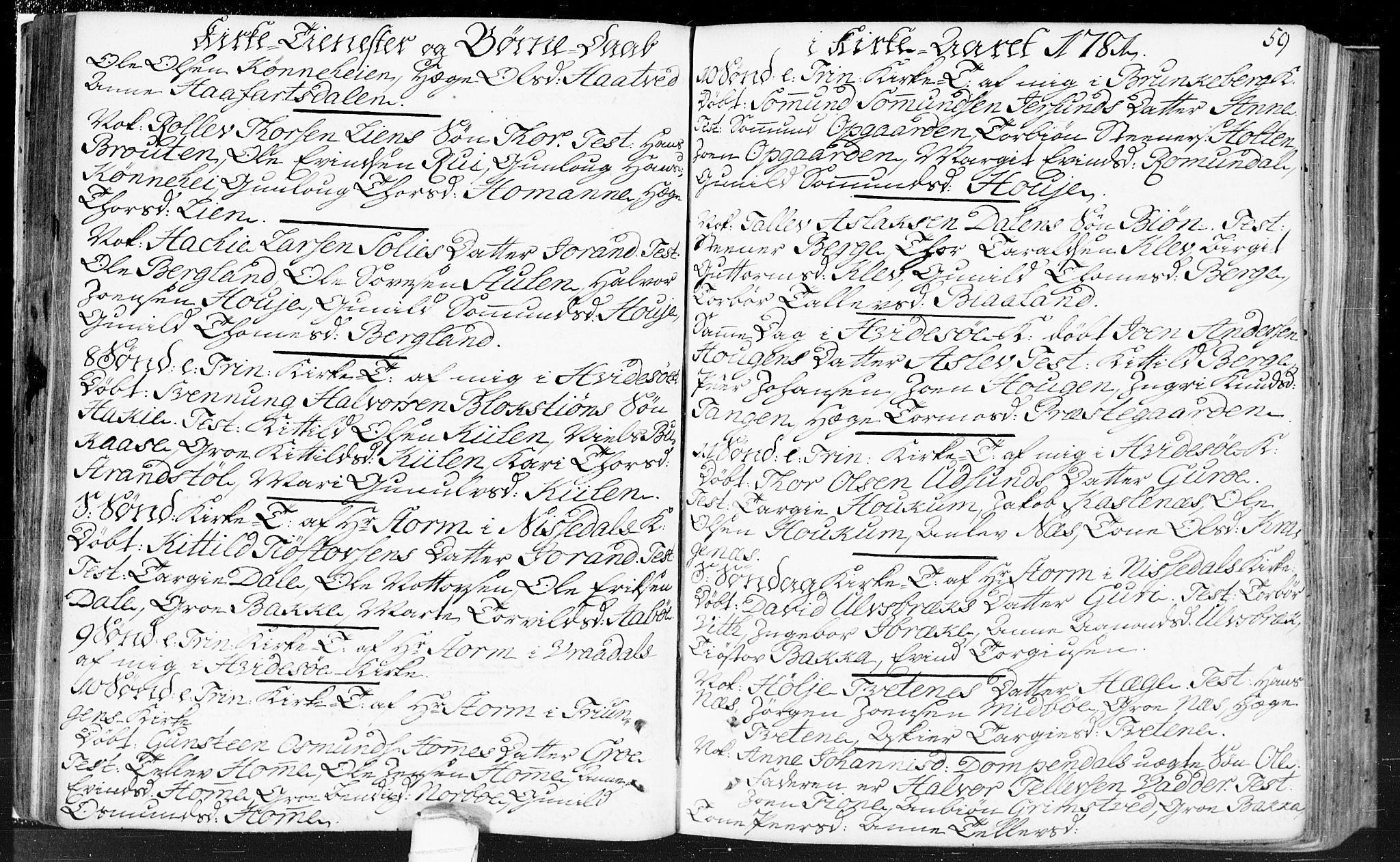 Kviteseid kirkebøker, SAKO/A-276/F/Fa/L0002: Ministerialbok nr. I 2, 1773-1786, s. 59