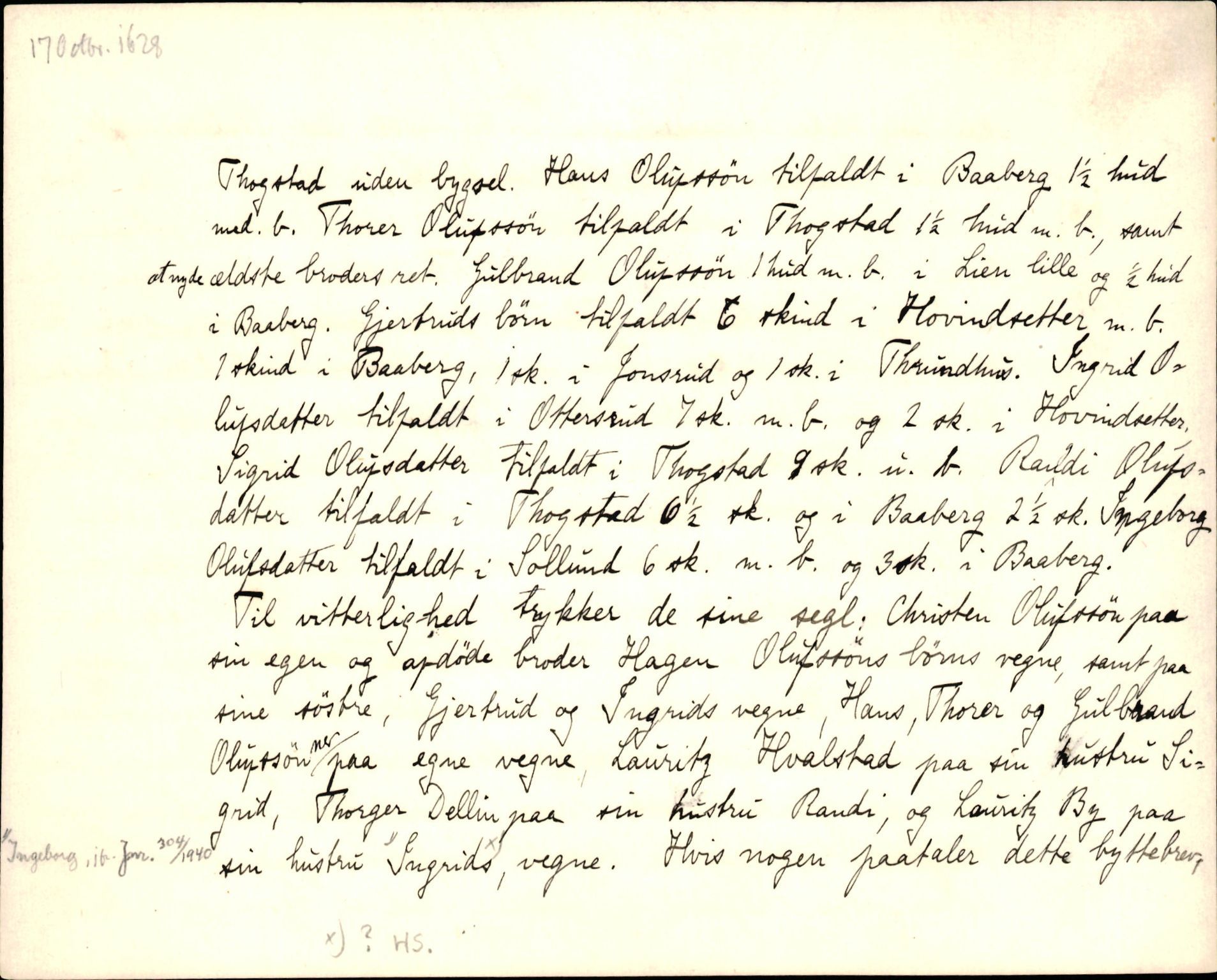 Riksarkivets diplomsamling, AV/RA-EA-5965/F35/F35d/L0003: Innlånte diplomer, seddelregister, 1621-1642, s. 213
