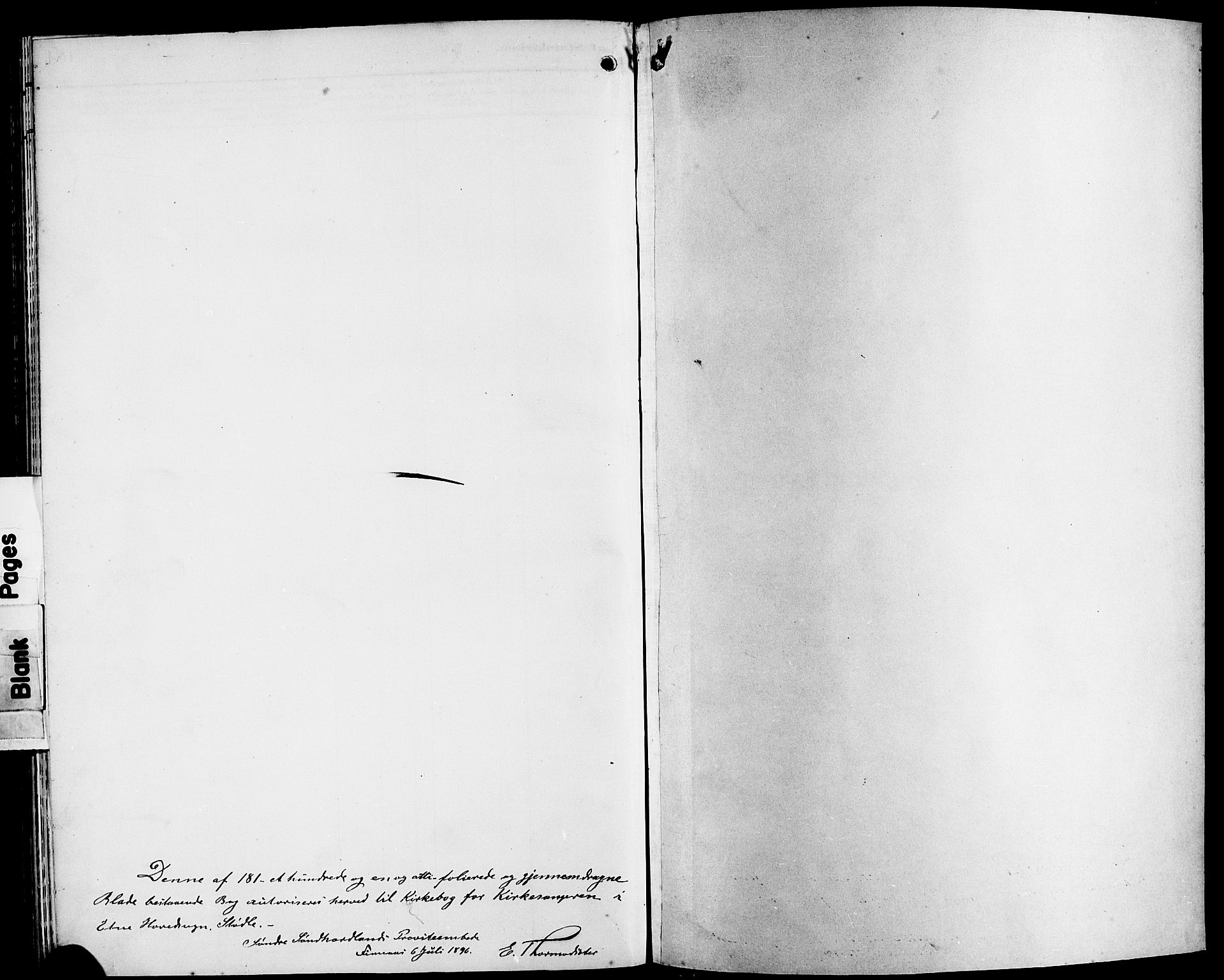 Etne sokneprestembete, SAB/A-75001/H/Hab: Klokkerbok nr. A 6, 1897-1924