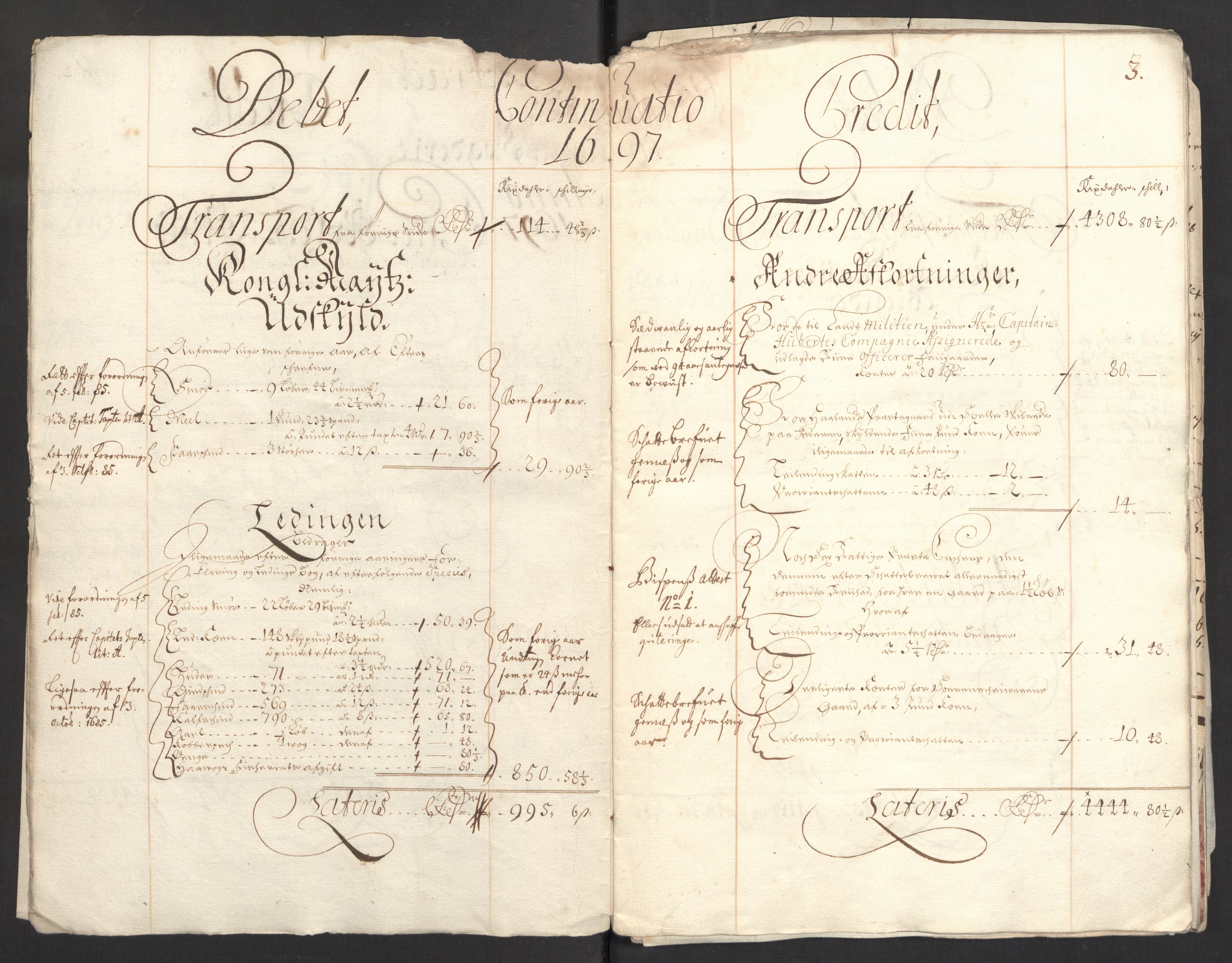 Rentekammeret inntil 1814, Reviderte regnskaper, Fogderegnskap, AV/RA-EA-4092/R46/L2729: Fogderegnskap Jæren og Dalane, 1697-1698, s. 6