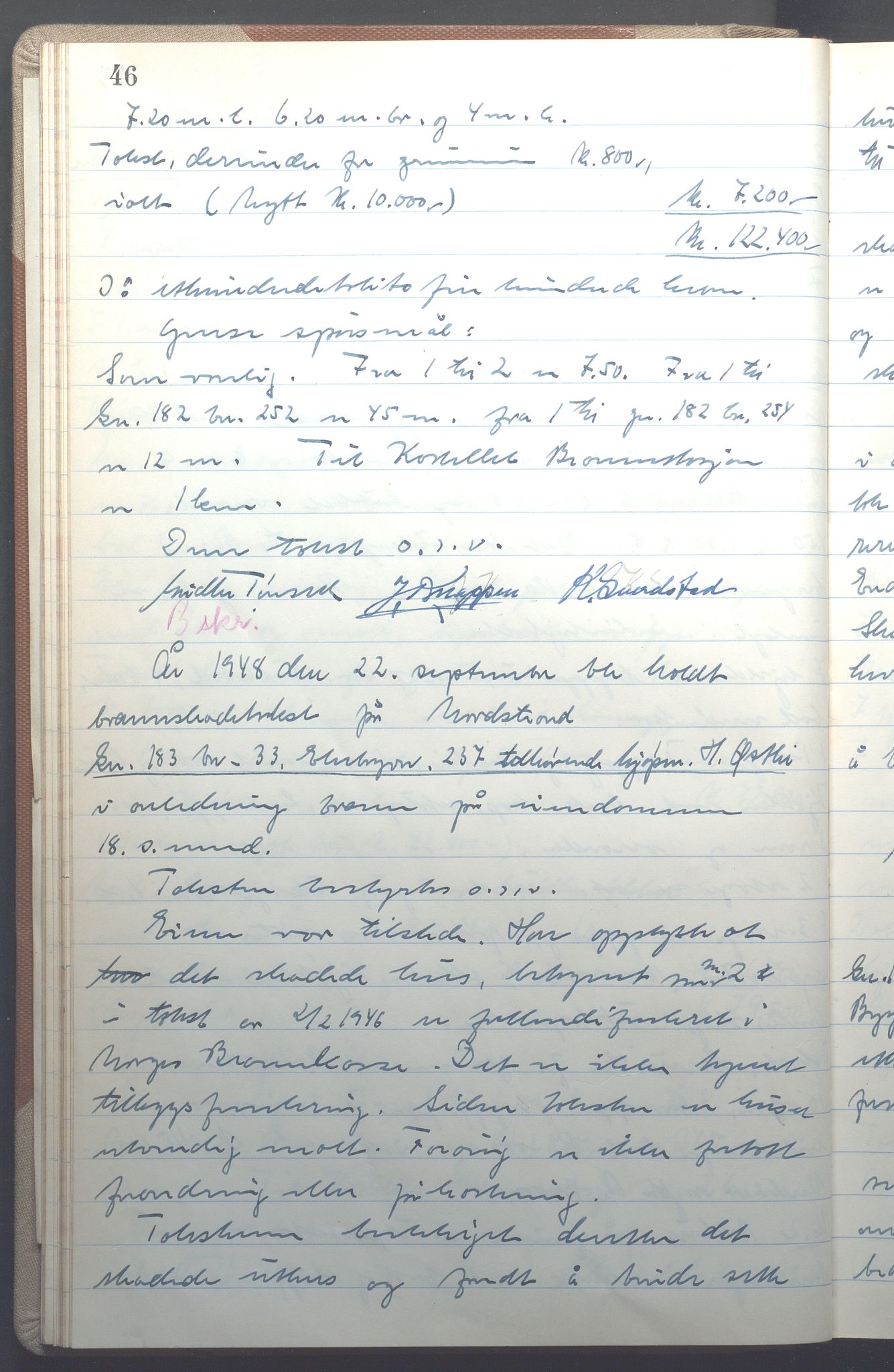 Lensmennene i Aker, OBA/A-10133/F/Fd/L0015: Branntakstprotokoll, 1948, s. 46