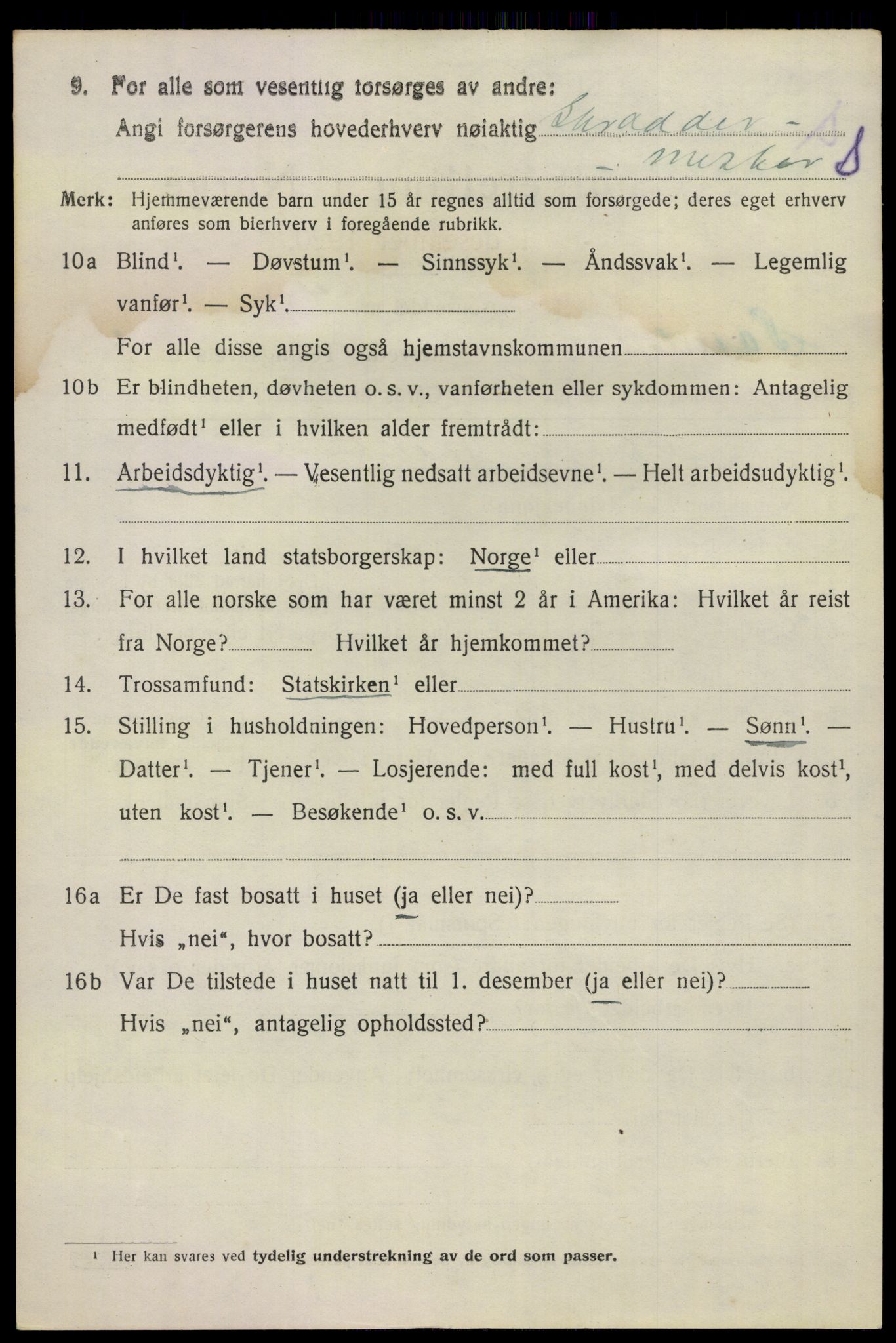 SAKO, Folketelling 1920 for 0724 Sandeherred herred, 1920, s. 9951