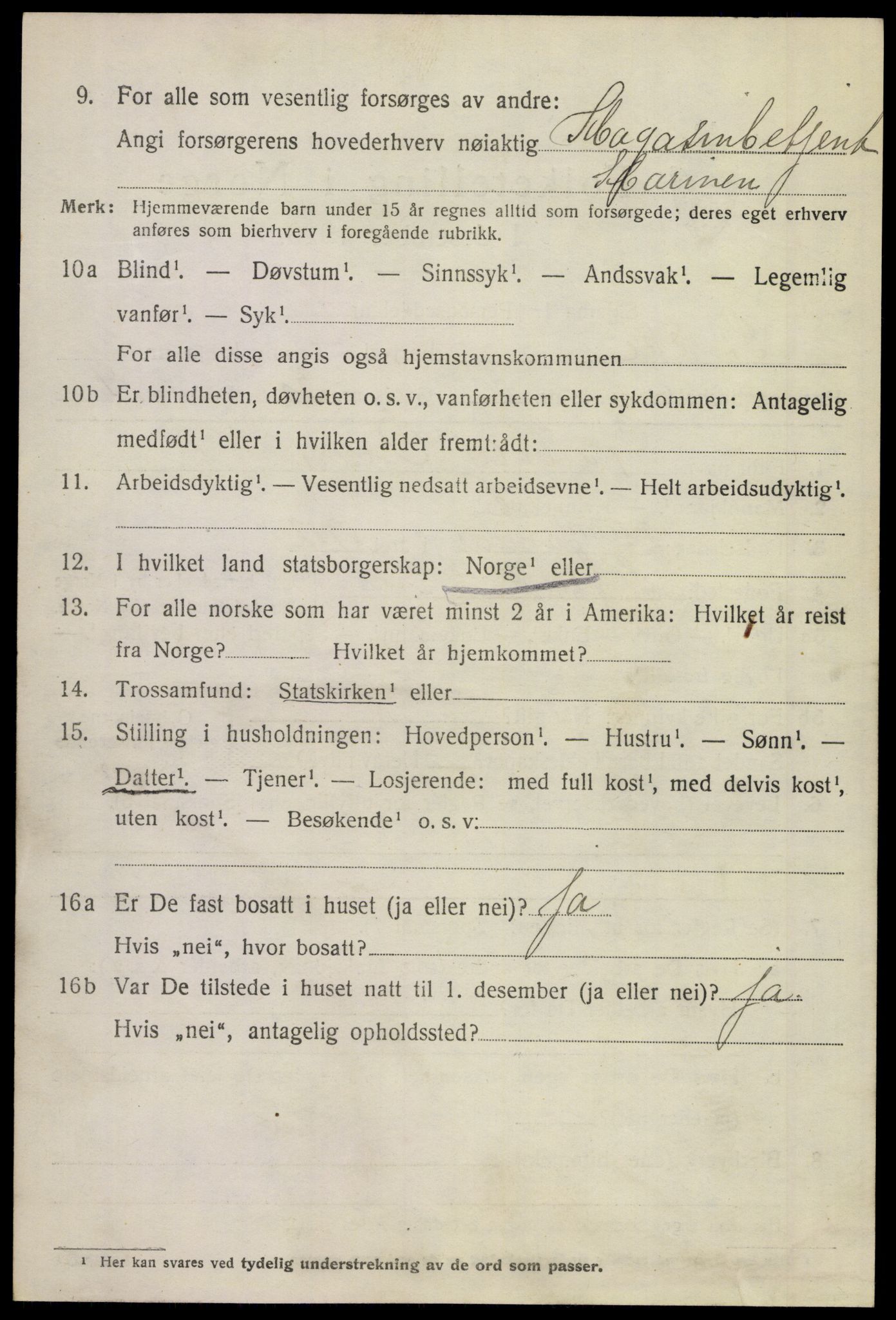 SAKO, Folketelling 1920 for 0720 Stokke herred, 1920, s. 3867