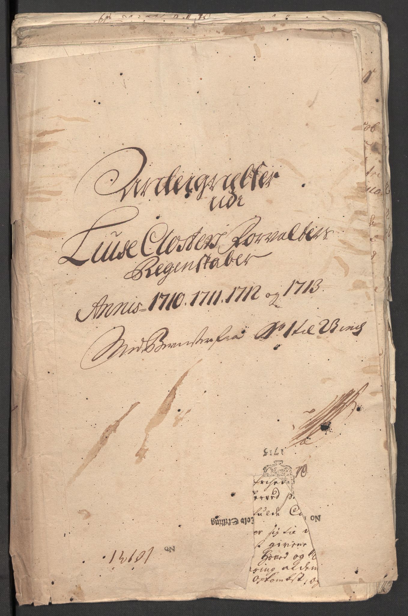 Rentekammeret inntil 1814, Reviderte regnskaper, Fogderegnskap, RA/EA-4092/R50/L3160: Fogderegnskap Lyse kloster, 1710-1719, s. 176