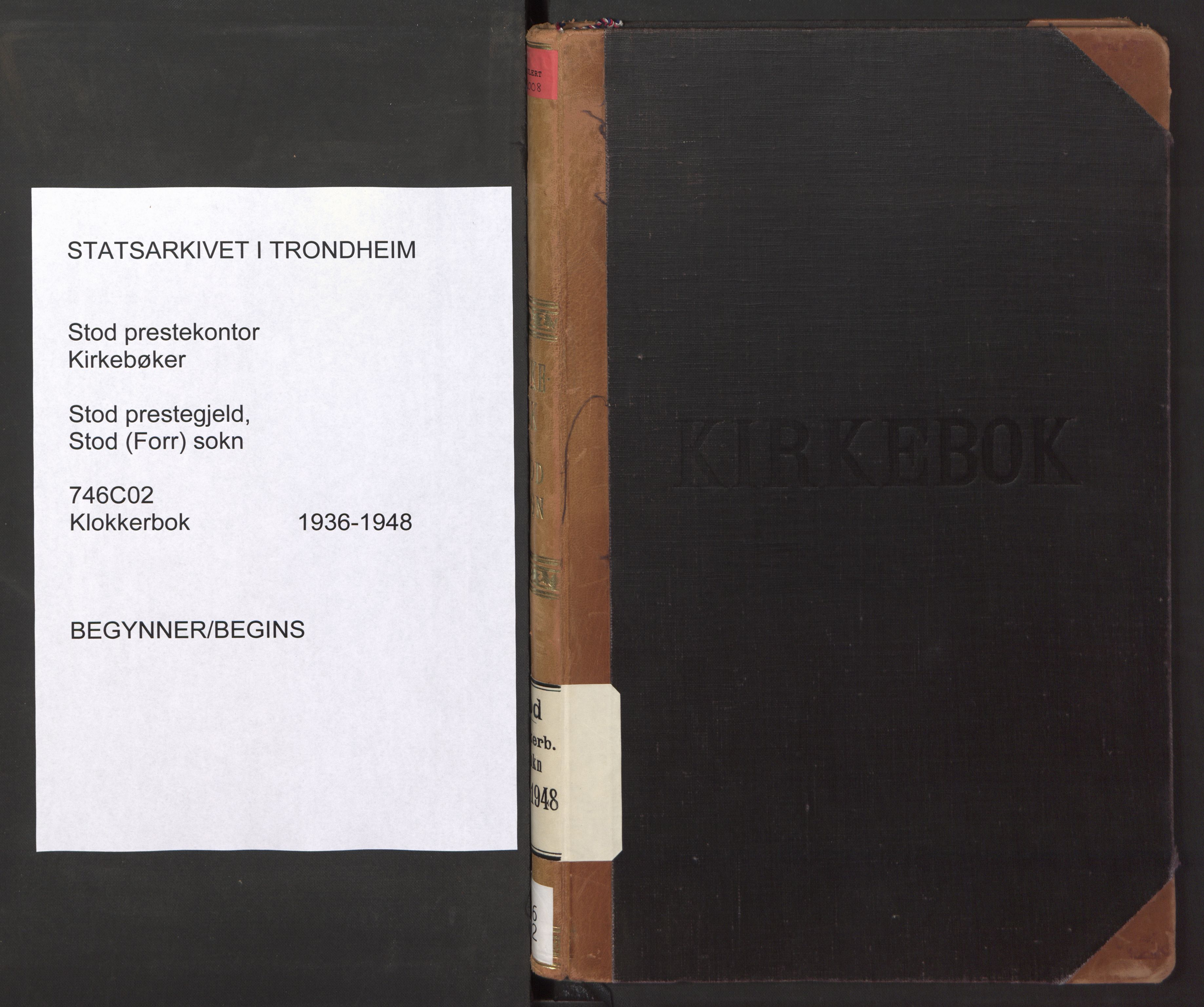 Ministerialprotokoller, klokkerbøker og fødselsregistre - Nord-Trøndelag, SAT/A-1458/746/L0456: Klokkerbok nr. 746C02, 1936-1948