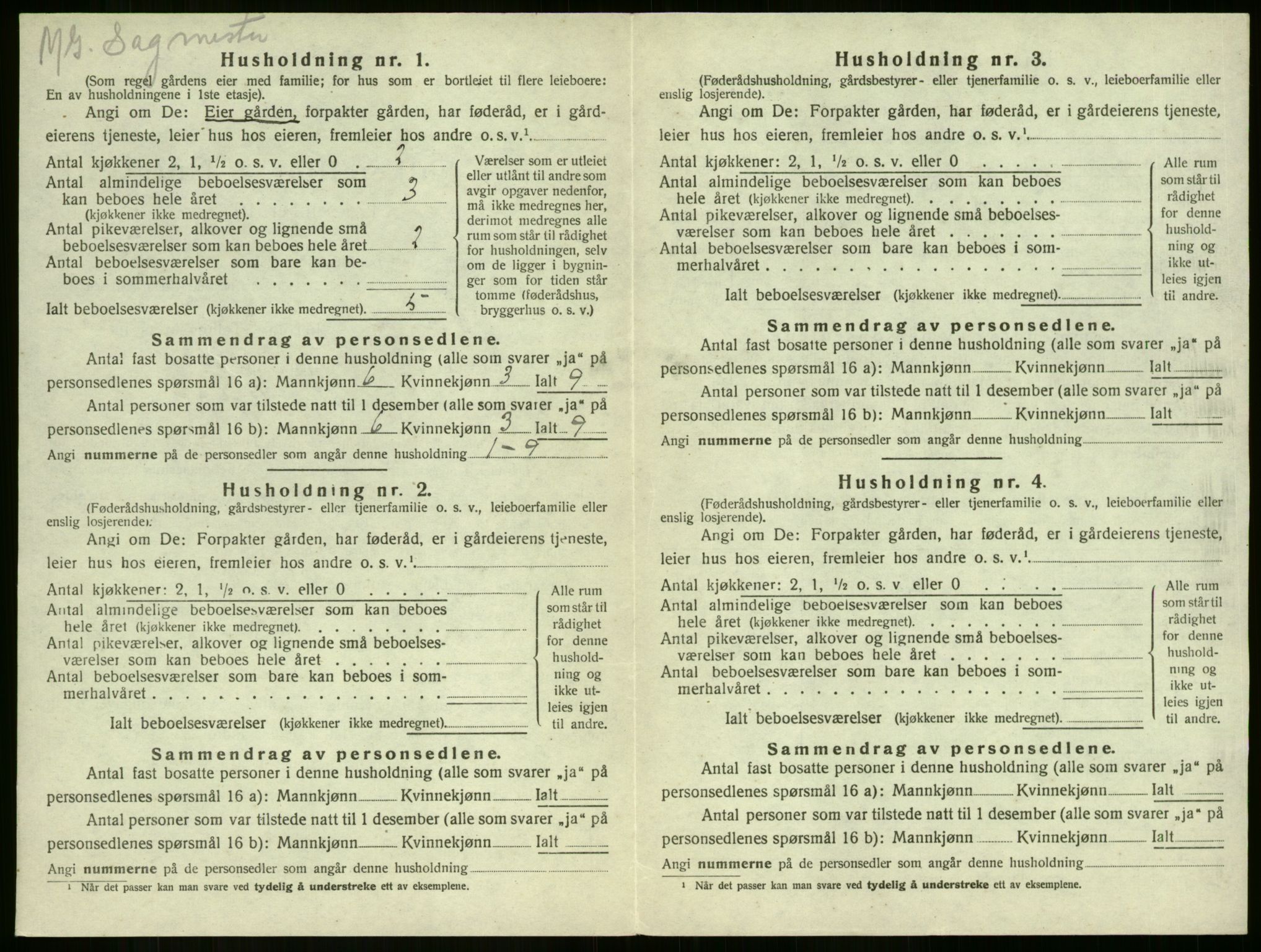 SAKO, Folketelling 1920 for 0724 Sandeherred herred, 1920, s. 2850