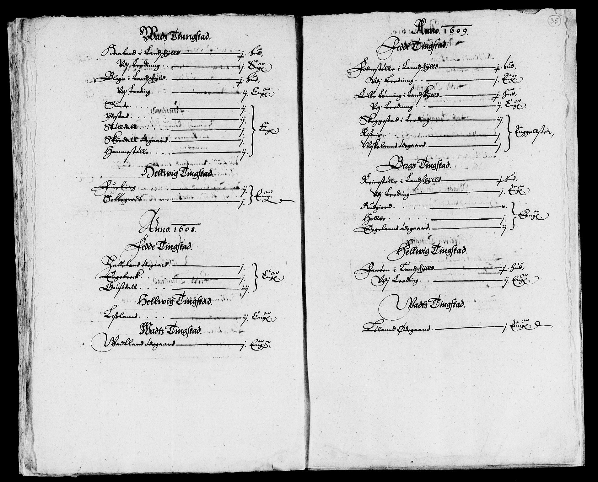 Rentekammeret inntil 1814, Reviderte regnskaper, Lensregnskaper, AV/RA-EA-5023/R/Rb/Rbr/L0006: Lista len, 1605-1621