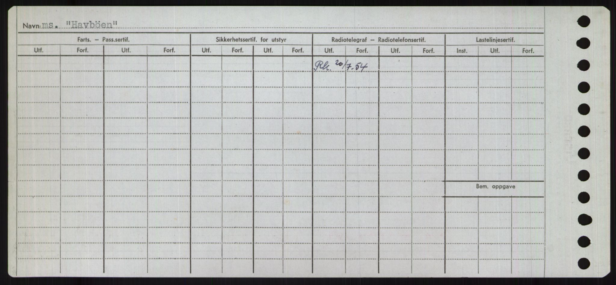 Sjøfartsdirektoratet med forløpere, Skipsmålingen, RA/S-1627/H/Ha/L0002/0002: Fartøy, Eik-Hill / Fartøy, G-Hill, s. 596