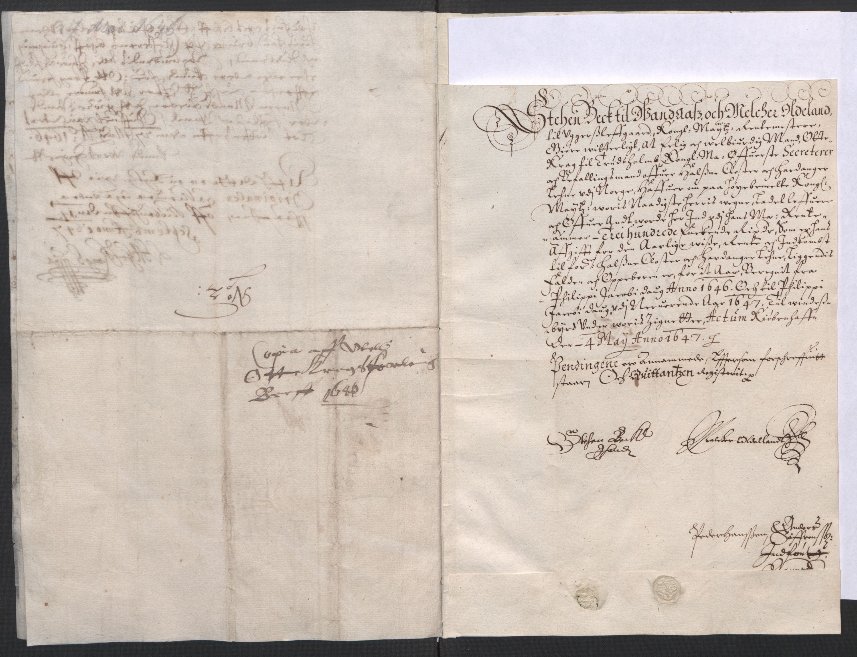 Rentekammeret inntil 1814, Reviderte regnskaper, Lensregnskaper, AV/RA-EA-5023/R/Rb/Rbu/L0006: Hardanger og Halsnøy kloster len, 1636-1658