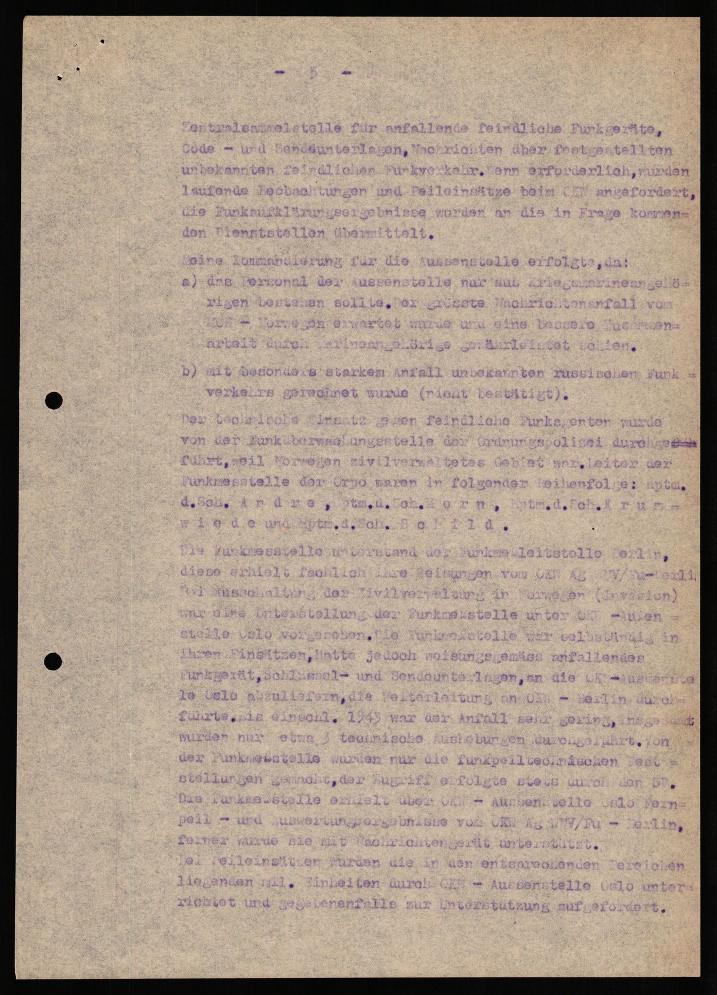 Forsvaret, Forsvarets overkommando II, RA/RAFA-3915/D/Db/L0033: CI Questionaires. Tyske okkupasjonsstyrker i Norge. Tyskere., 1945-1946, s. 192