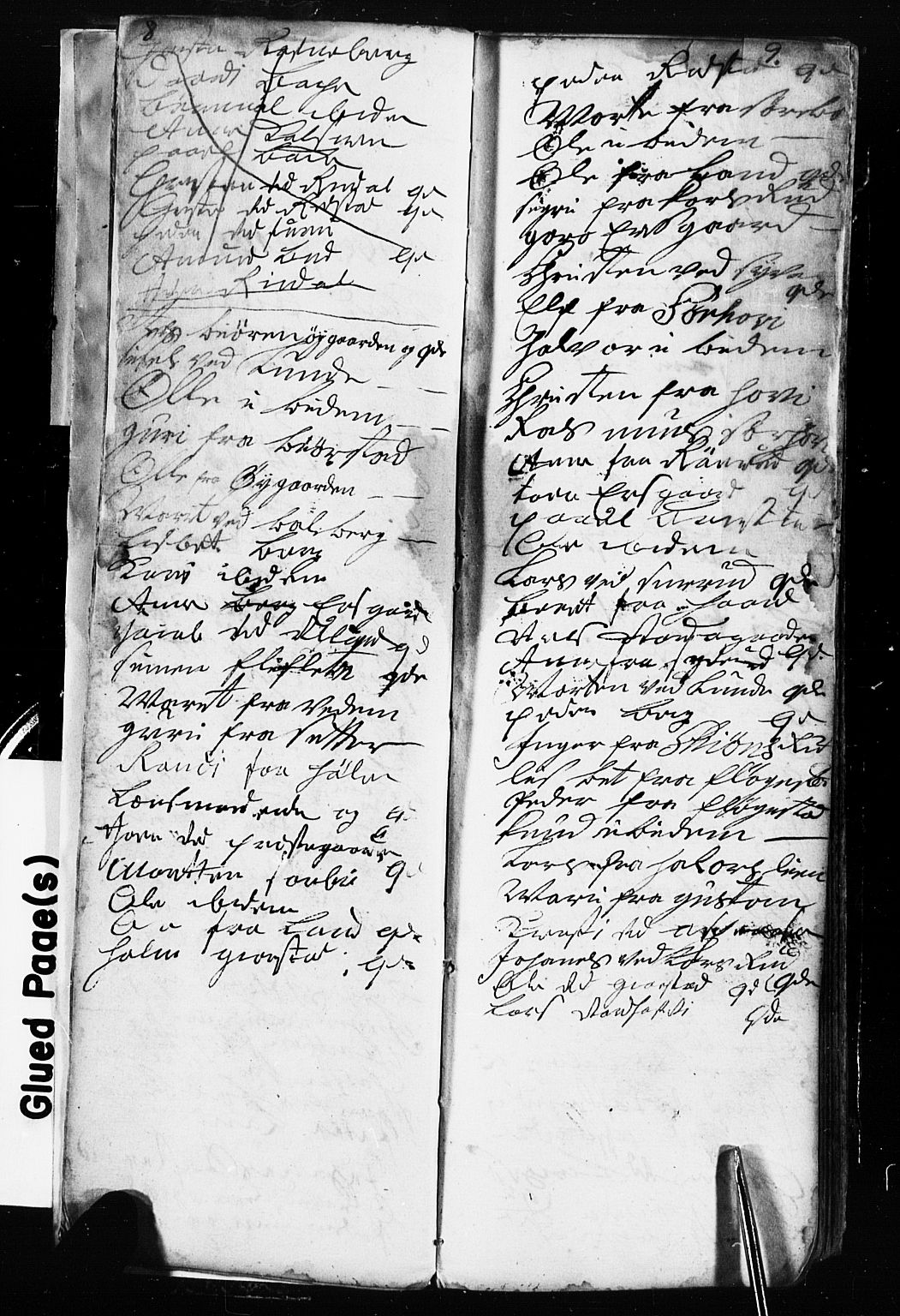 Fåberg prestekontor, AV/SAH-PREST-086/H/Ha/Hab/L0002: Klokkerbok nr. 2, 1741-1756, s. 8-9