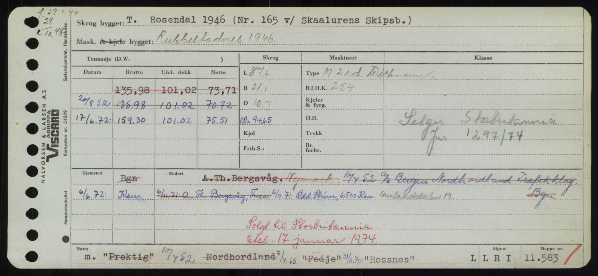 Sjøfartsdirektoratet med forløpere, Skipsmålingen, AV/RA-S-1627/H/Hd/L0031: Fartøy, Rju-Sam, s. 211