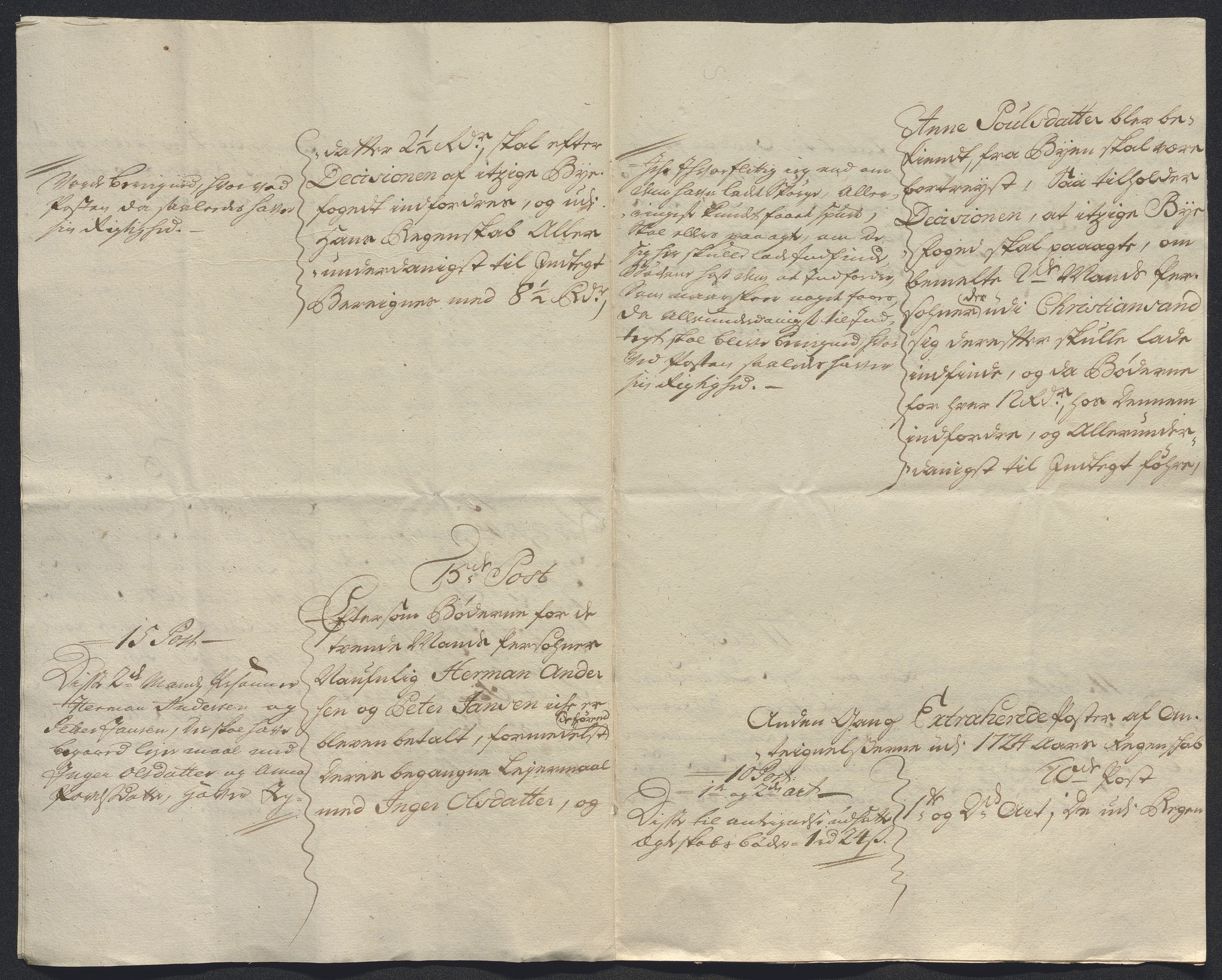 Rentekammeret inntil 1814, Reviderte regnskaper, Byregnskaper, AV/RA-EA-4066/R/Rm/L0286: [M19] Sikt og sakefall, 1719-1727, s. 511