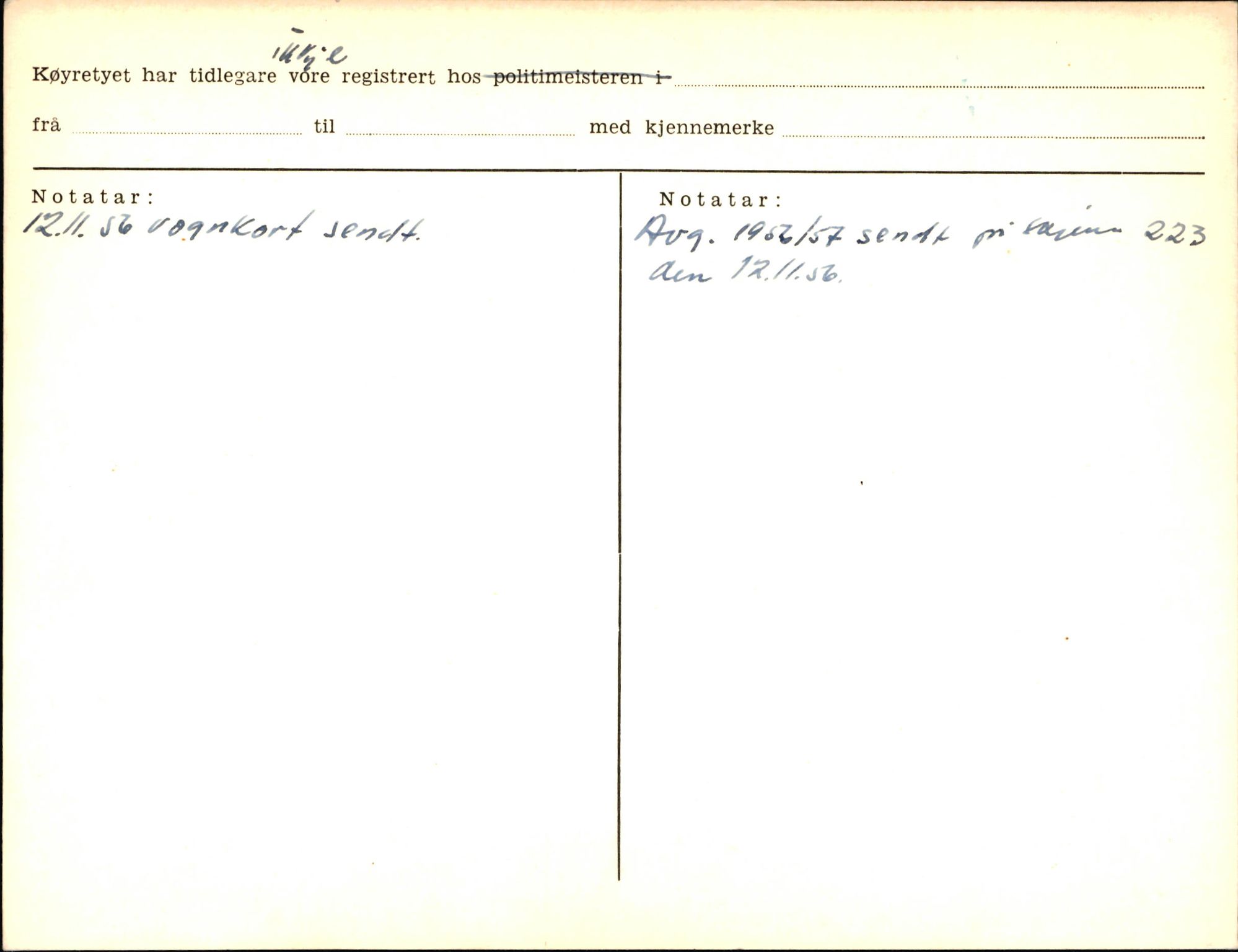 Statens vegvesen, Sogn og Fjordane vegkontor, AV/SAB-A-5301/4/F/L0003: Registerkort utmeldte Fjordane S1000-2499, 1930-1961, s. 69