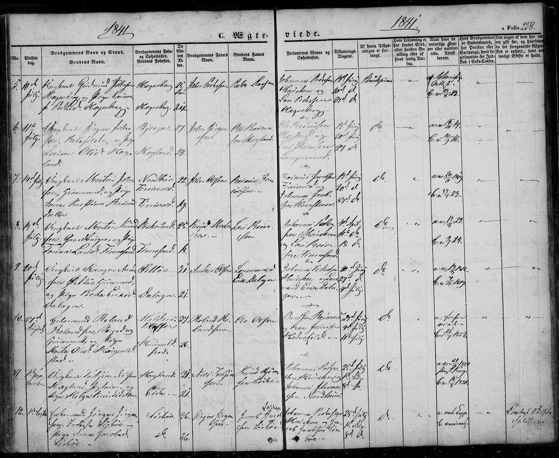 Rennesøy sokneprestkontor, AV/SAST-A -101827/H/Ha/Haa/L0005: Ministerialbok nr. A 5, 1838-1859, s. 228