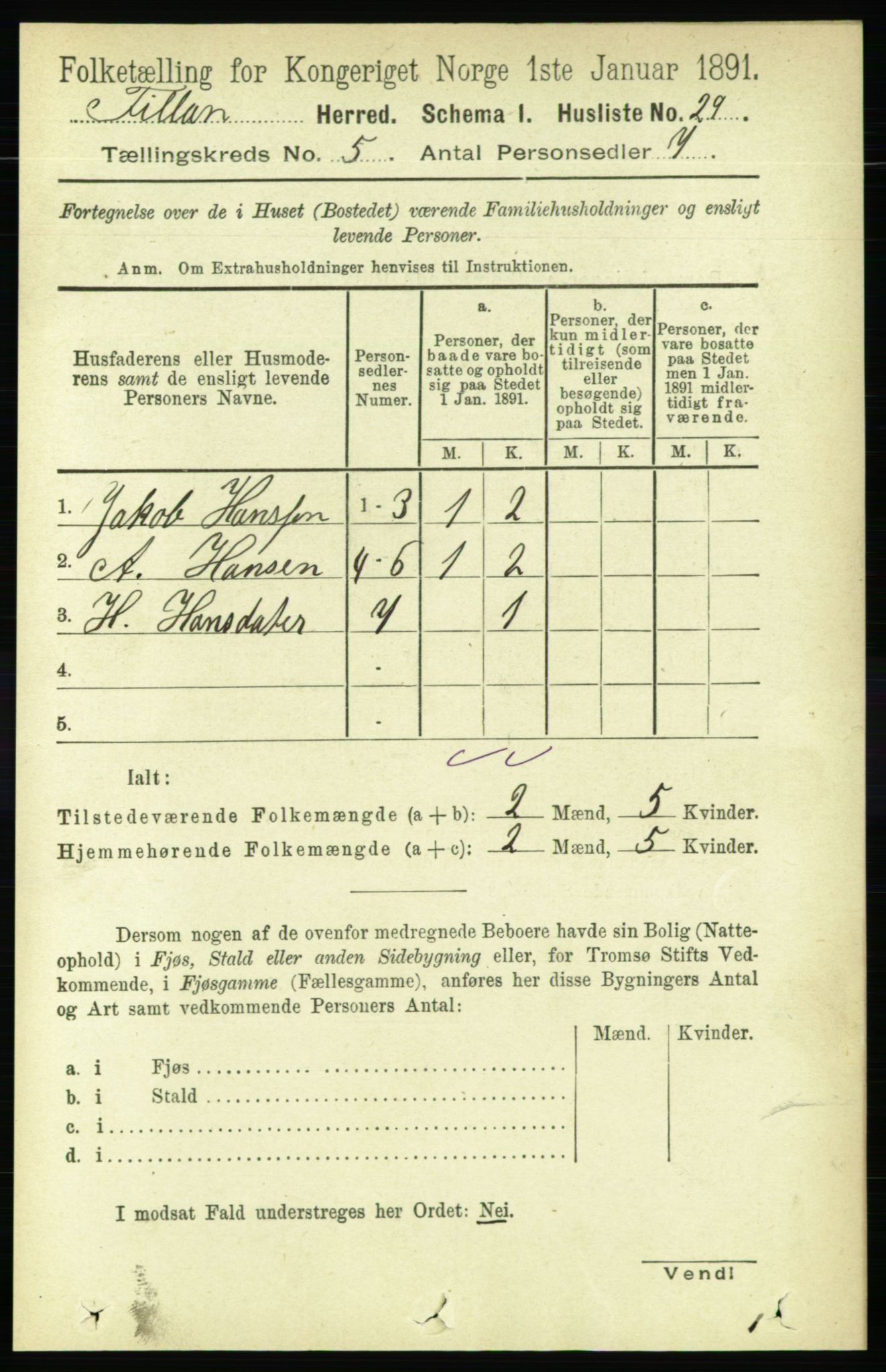 RA, Folketelling 1891 for 1616 Fillan herred, 1891, s. 984