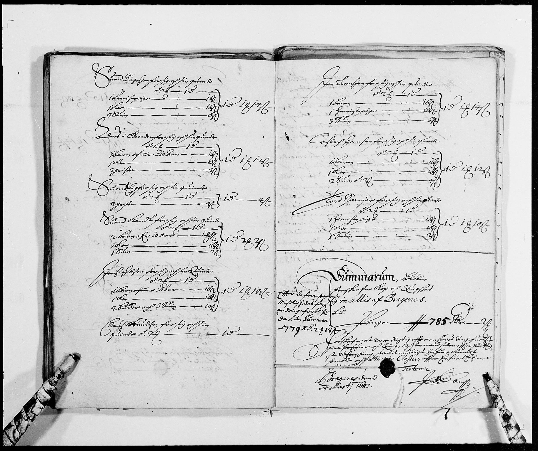 Rentekammeret inntil 1814, Reviderte regnskaper, Byregnskaper, RA/EA-4066/R/Re/L0059: [E4] Kontribusjonsregnskap (med Bragernes og Strømsø), 1680-1684, s. 159