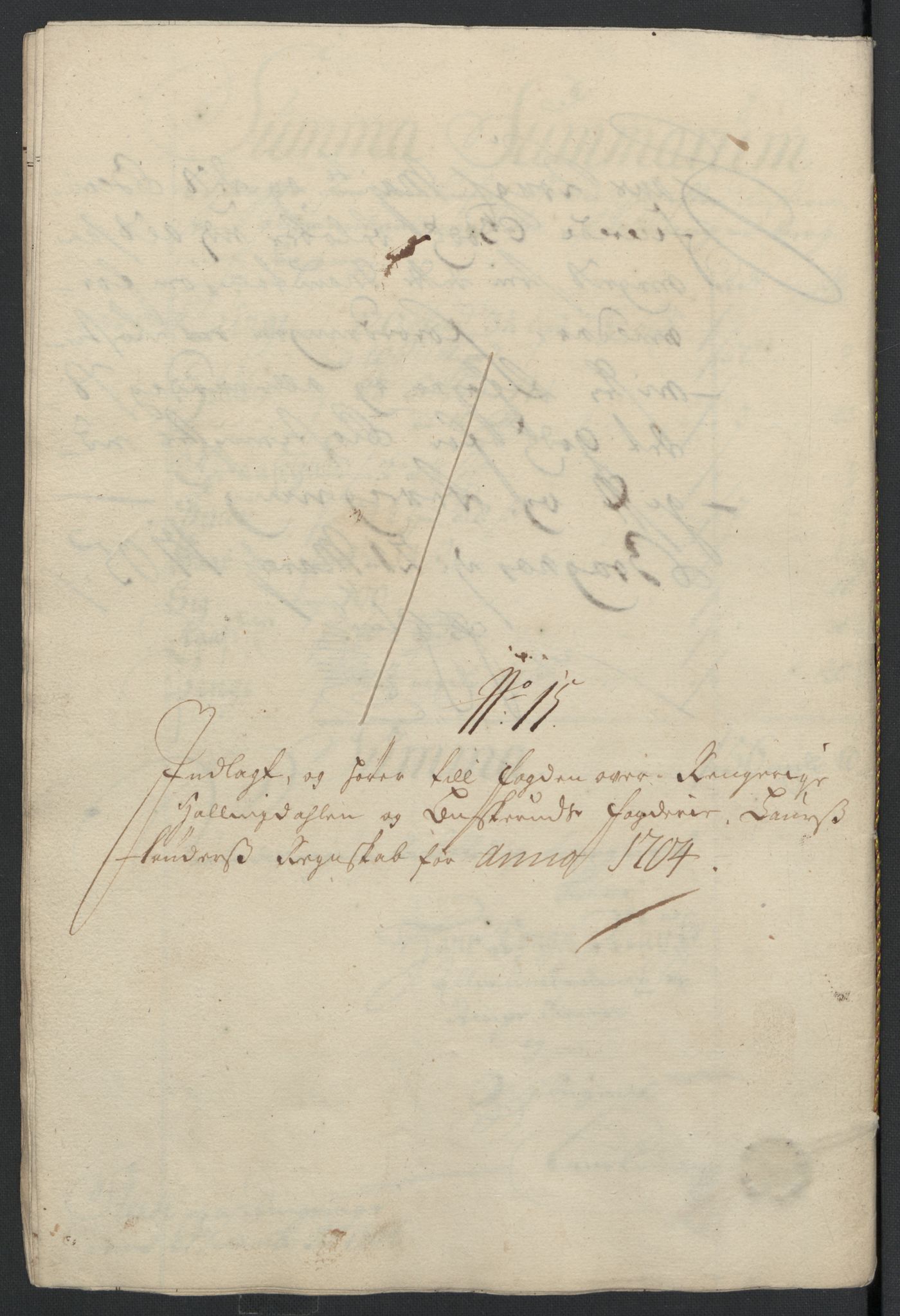 Rentekammeret inntil 1814, Reviderte regnskaper, Fogderegnskap, AV/RA-EA-4092/R22/L1463: Fogderegnskap Ringerike, Hallingdal og Buskerud, 1704, s. 294