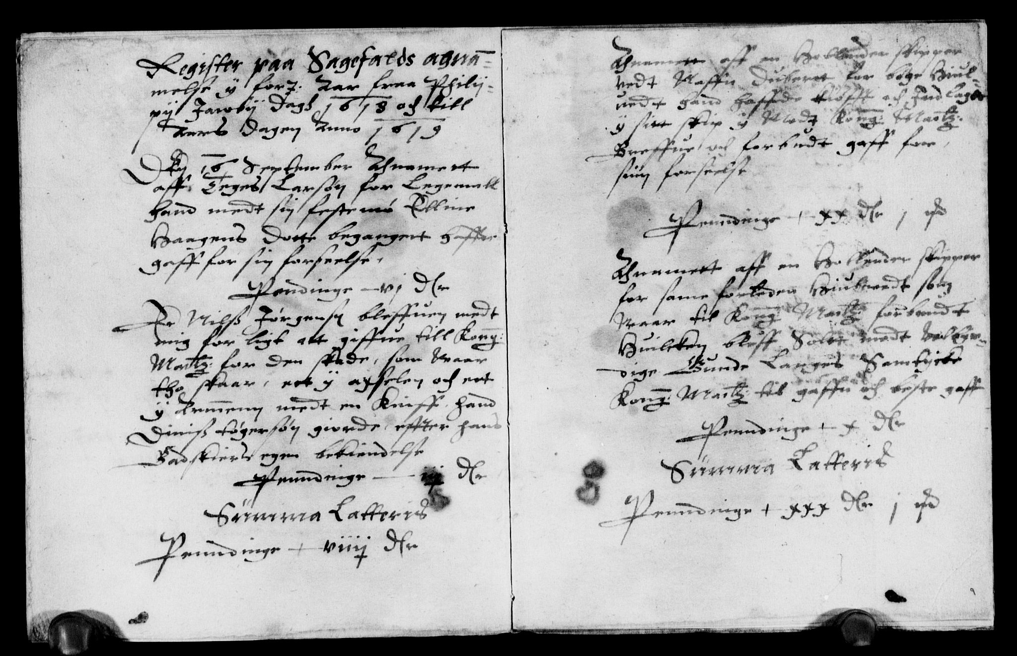 Rentekammeret inntil 1814, Reviderte regnskaper, Lensregnskaper, RA/EA-5023/R/Rb/Rbo/L0005: Tønsberg len, 1618-1621