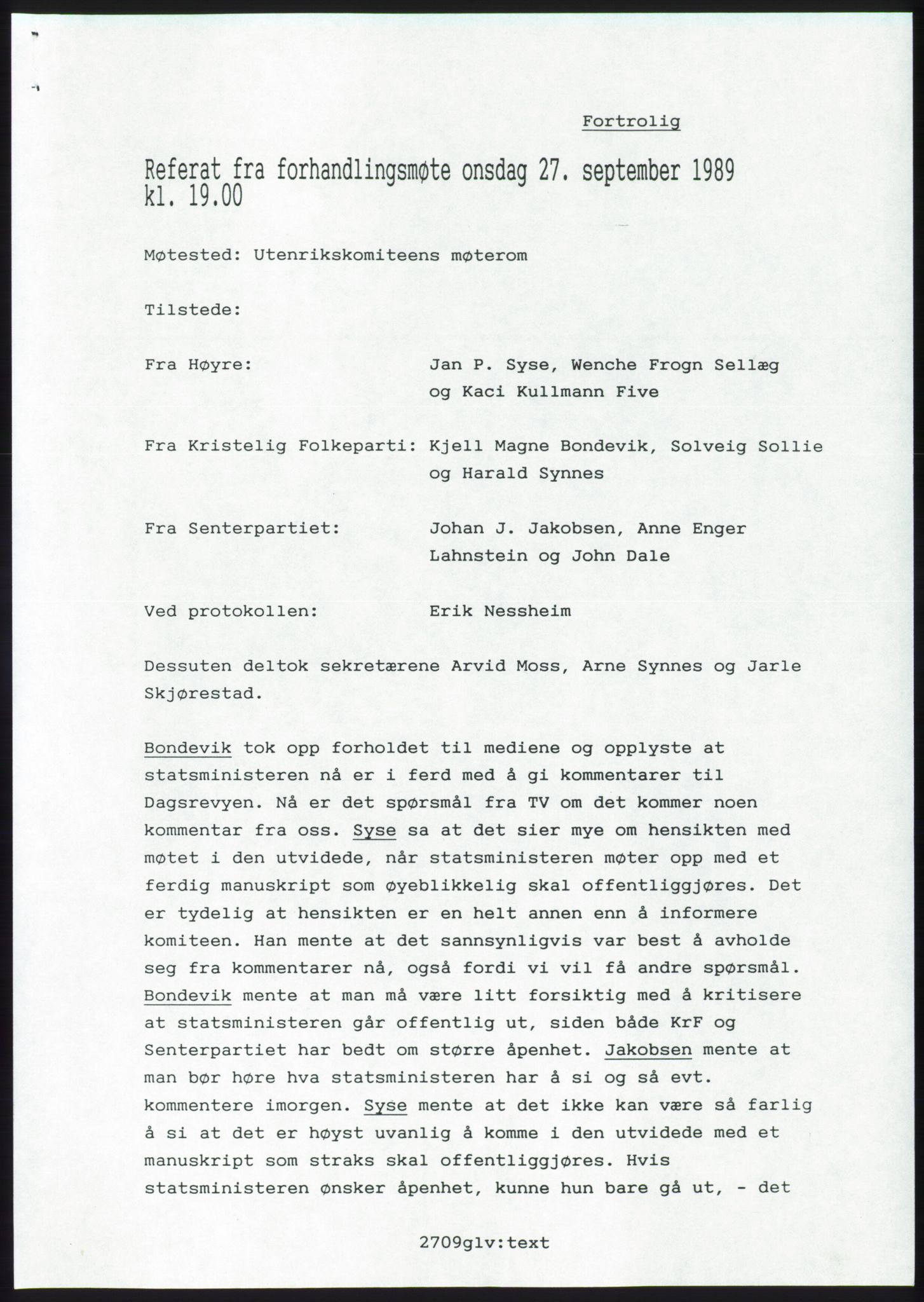 Forhandlingsmøtene 1989 mellom Høyre, KrF og Senterpartiet om dannelse av regjering, RA/PA-0697/A/L0001: Forhandlingsprotokoll med vedlegg, 1989, s. 272