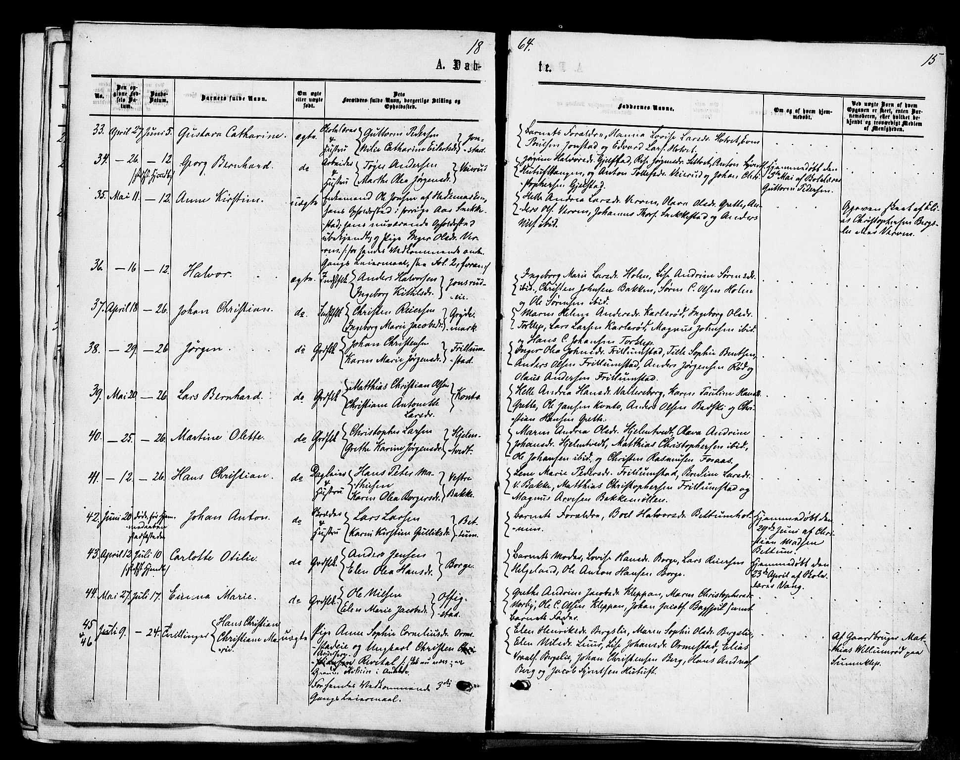 Våle kirkebøker, AV/SAKO-A-334/F/Fa/L0010: Ministerialbok nr. I 10, 1861-1877, s. 15