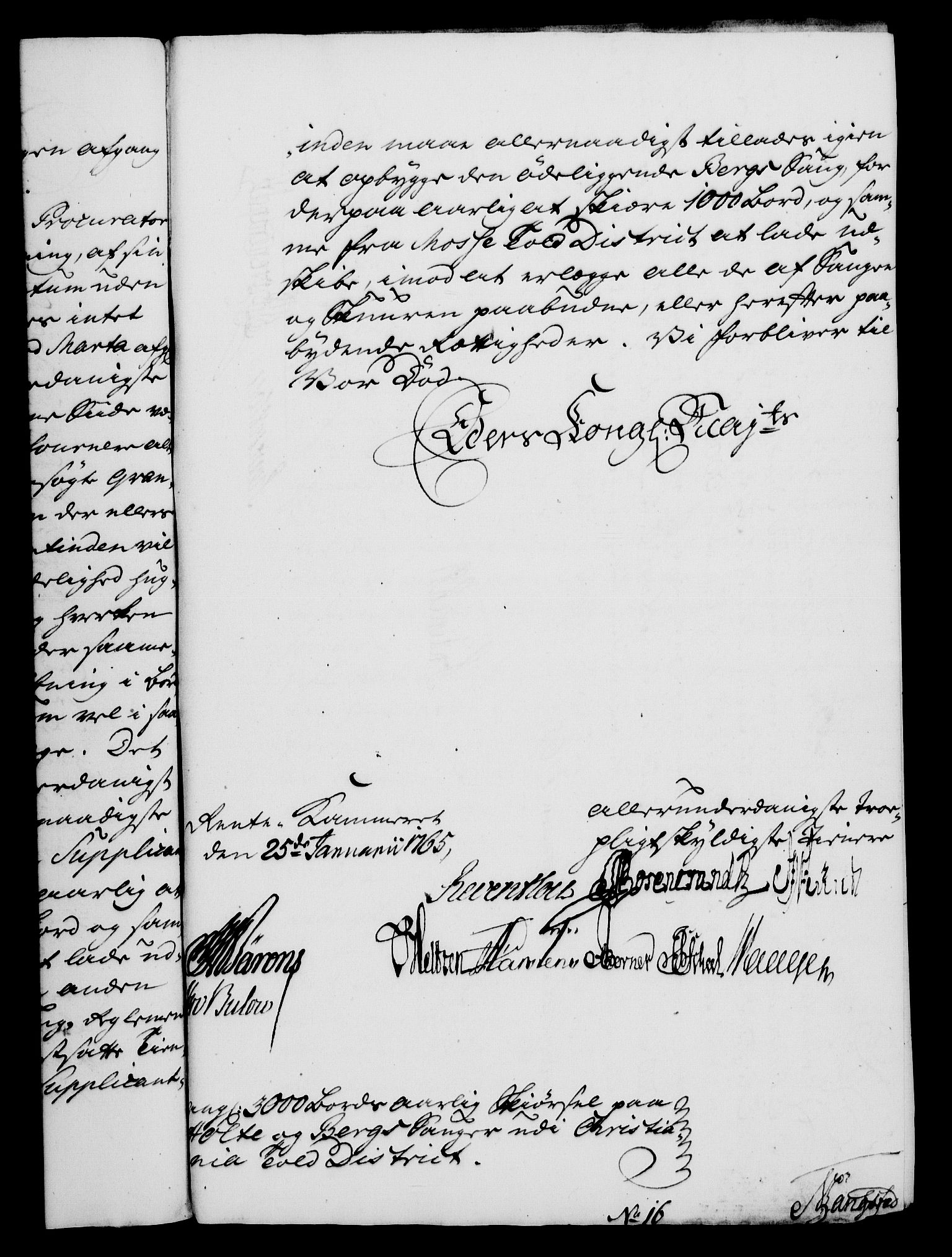 Rentekammeret, Kammerkanselliet, RA/EA-3111/G/Gf/Gfa/L0047: Norsk relasjons- og resolusjonsprotokoll (merket RK 52.47), 1765, s. 75