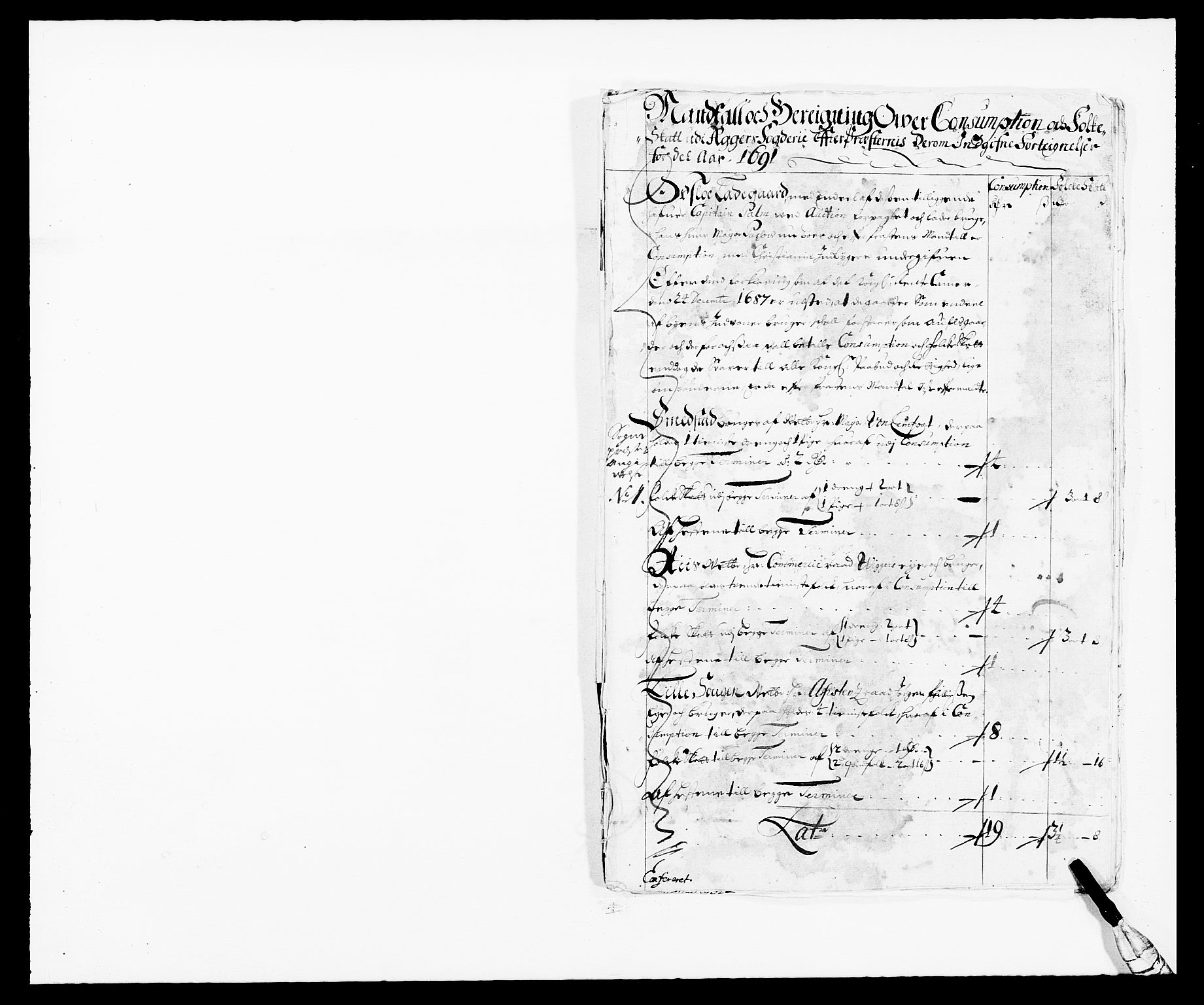 Rentekammeret inntil 1814, Reviderte regnskaper, Fogderegnskap, RA/EA-4092/R08/L0423: Fogderegnskap Aker, 1687-1689, s. 311