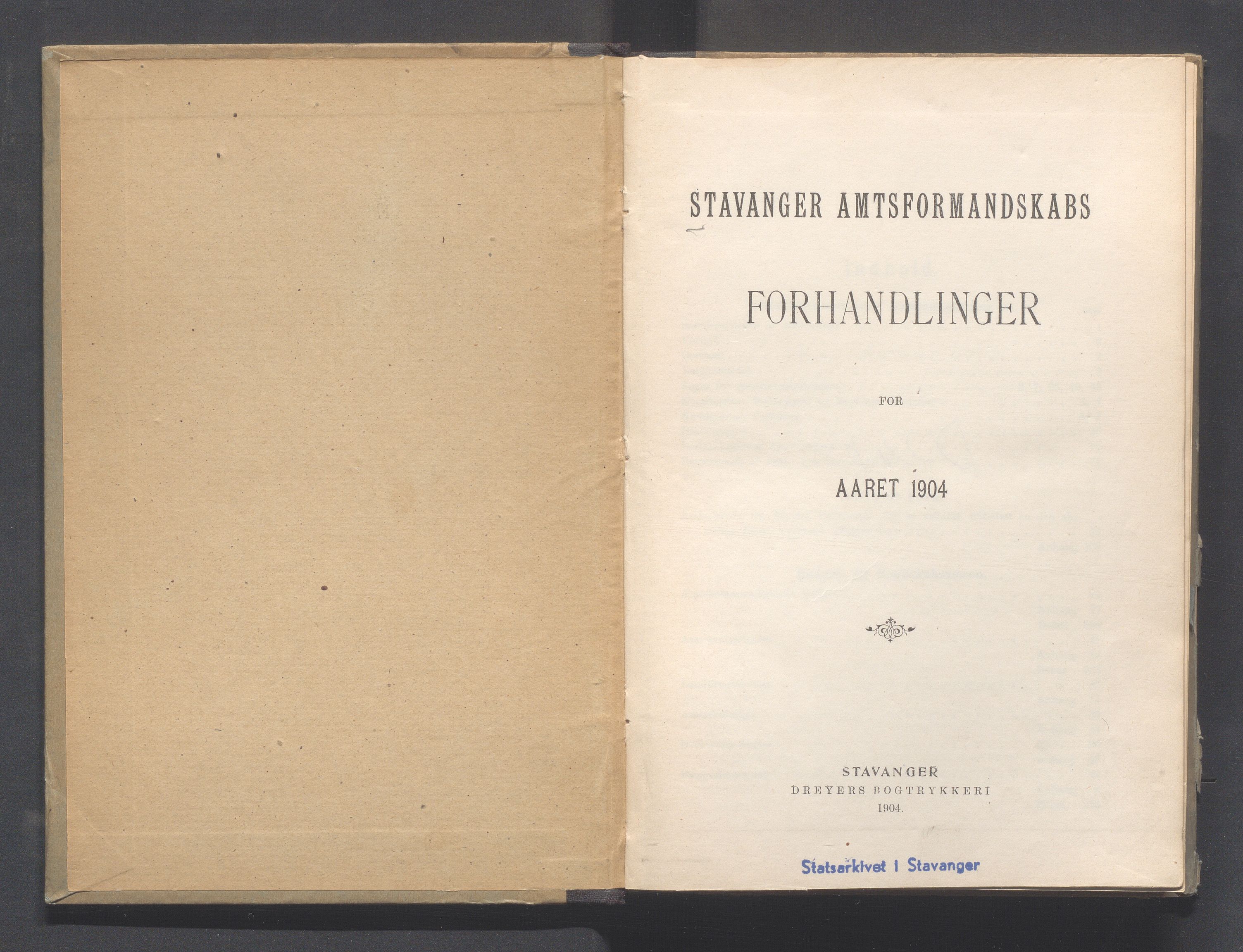 Rogaland fylkeskommune - Fylkesrådmannen , IKAR/A-900/A, 1904, s. 2
