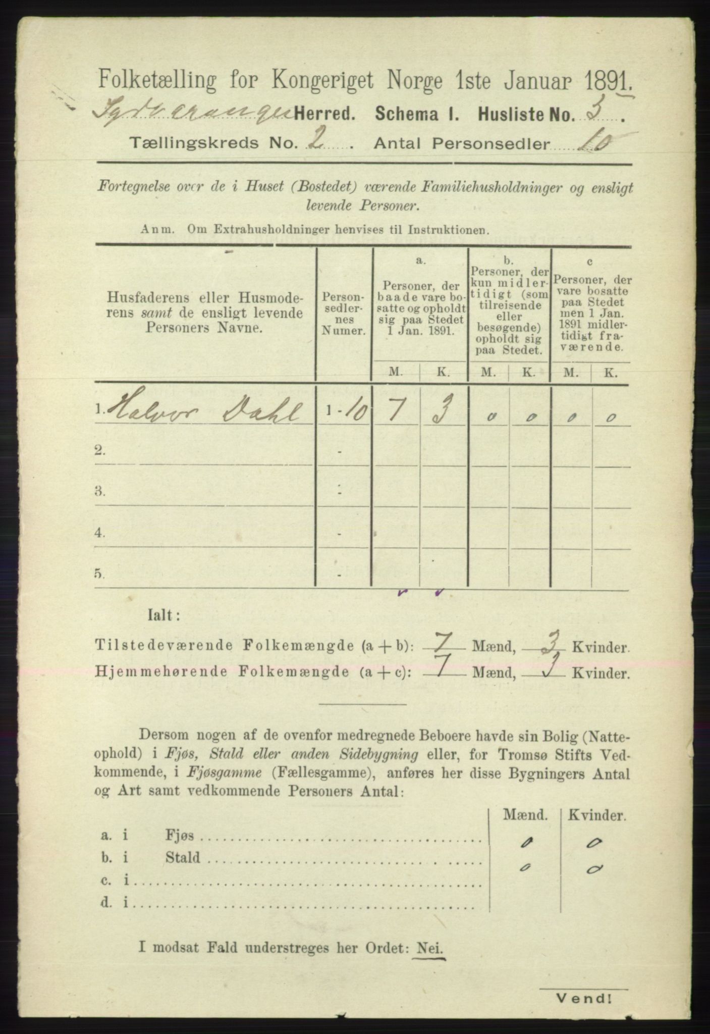 RA, Folketelling 1891 for 2030 Sør-Varanger herred, 1891, s. 358