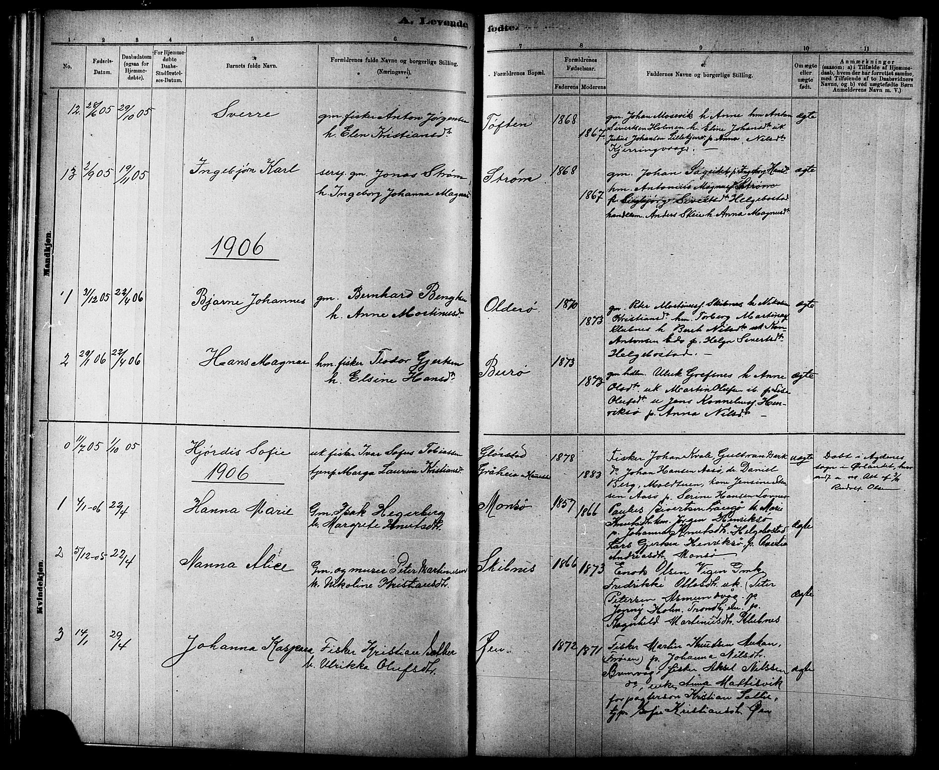 Ministerialprotokoller, klokkerbøker og fødselsregistre - Sør-Trøndelag, SAT/A-1456/634/L0542: Klokkerbok nr. 634C04, 1892-1916
