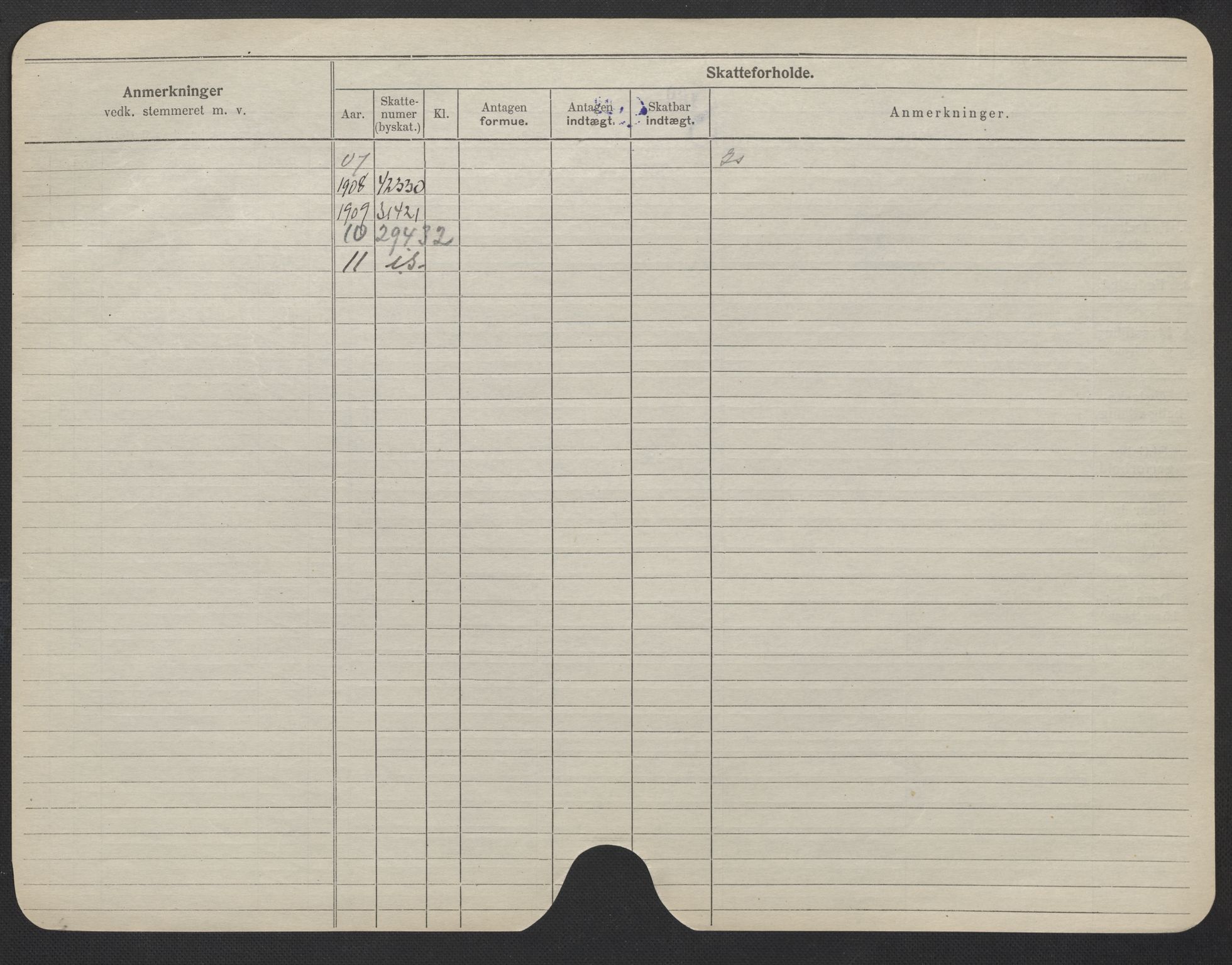 Oslo folkeregister, Registerkort, SAO/A-11715/F/Fa/Fac/L0023: Kvinner, 1906-1914, s. 225b