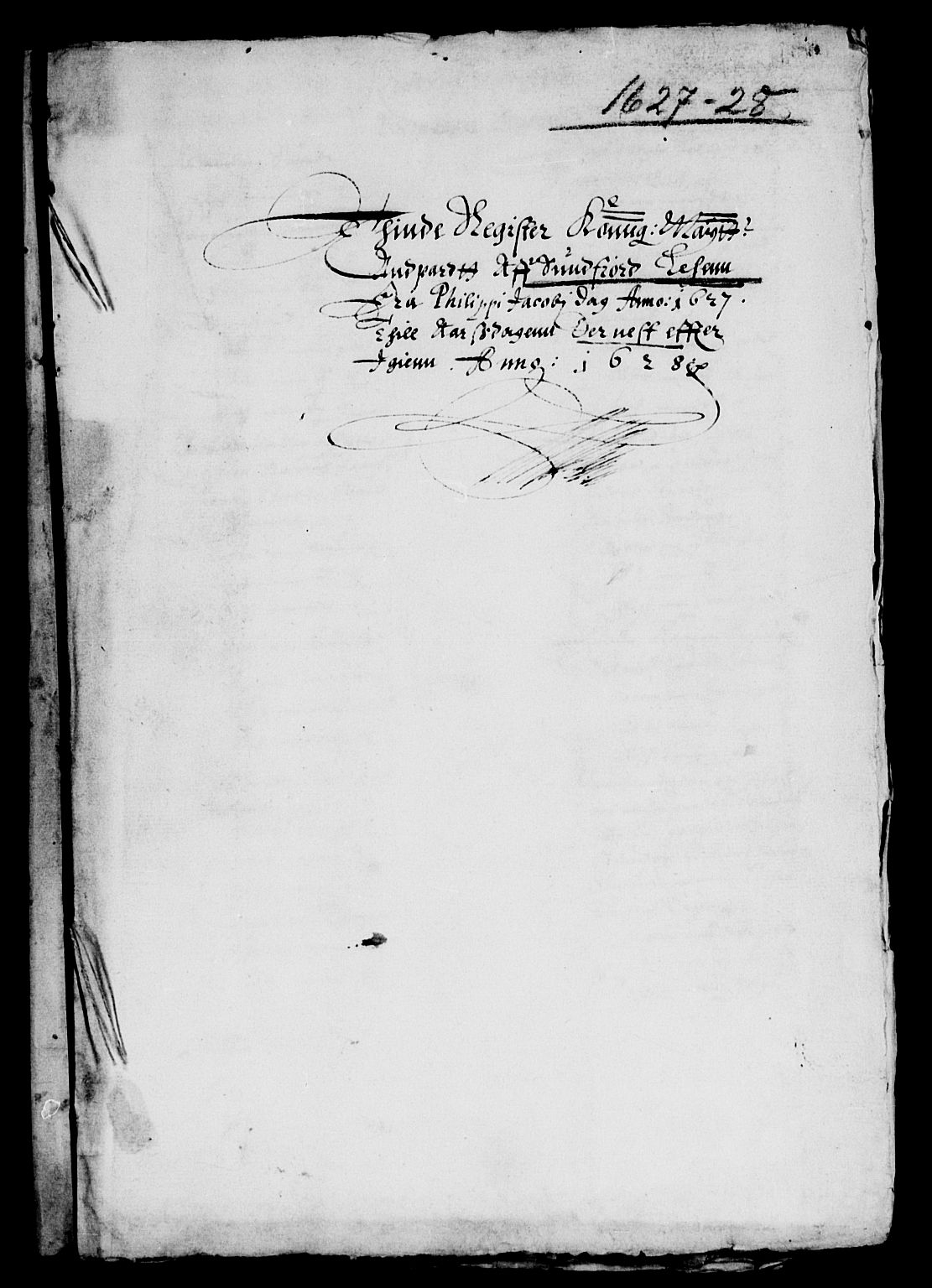 Rentekammeret inntil 1814, Reviderte regnskaper, Lensregnskaper, RA/EA-5023/R/Rb/Rbt/L0045: Bergenhus len, 1627-1628